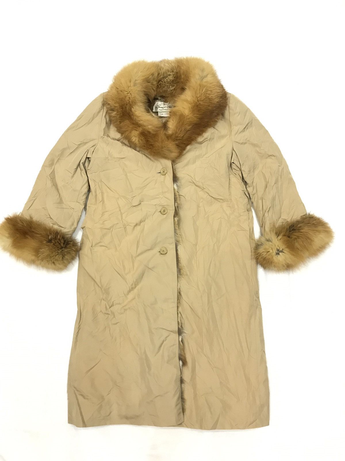 Japanese Brand × Vintage 💥💥 AUTHENTIC VINTAGE SUMAKO ITO FOZ FUR JACKET TRENCH COAT Size US M / EU 48-50 / 2 - 2 Thumbnail