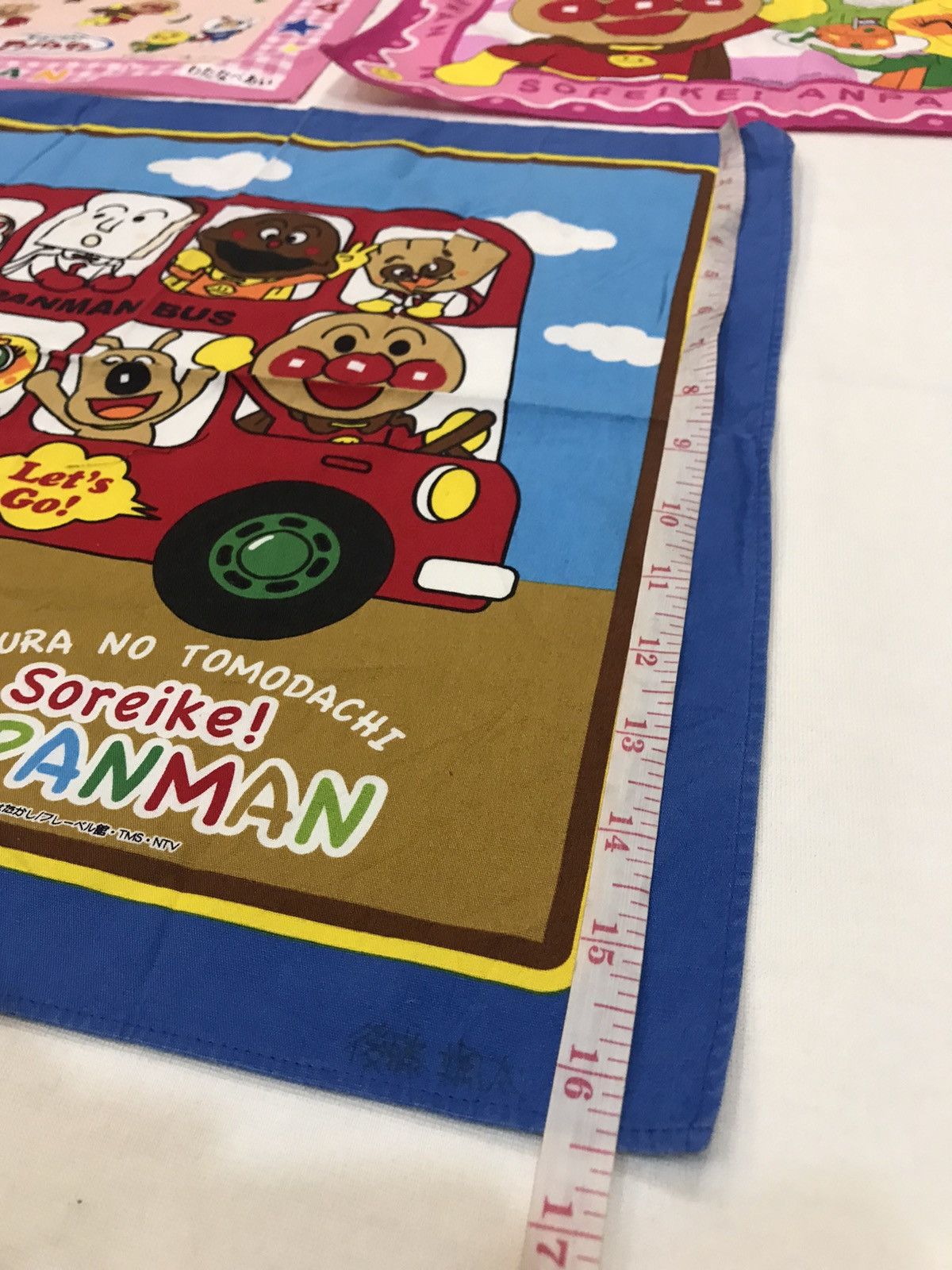 Cartoon Network × Japanese Brand × Vintage SET OF 3 COTTON ANPANMAN HANDKERCHIEFS JAPAN Size ONE SIZE - 10 Thumbnail