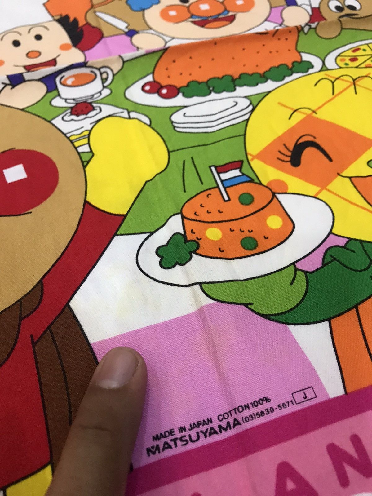 Cartoon Network × Japanese Brand × Vintage SET OF 3 COTTON ANPANMAN HANDKERCHIEFS JAPAN Size ONE SIZE - 8 Thumbnail
