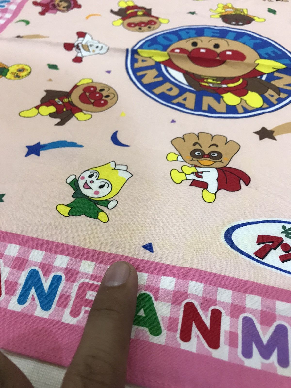 Cartoon Network × Japanese Brand × Vintage SET OF 3 COTTON ANPANMAN HANDKERCHIEFS JAPAN Size ONE SIZE - 7 Thumbnail