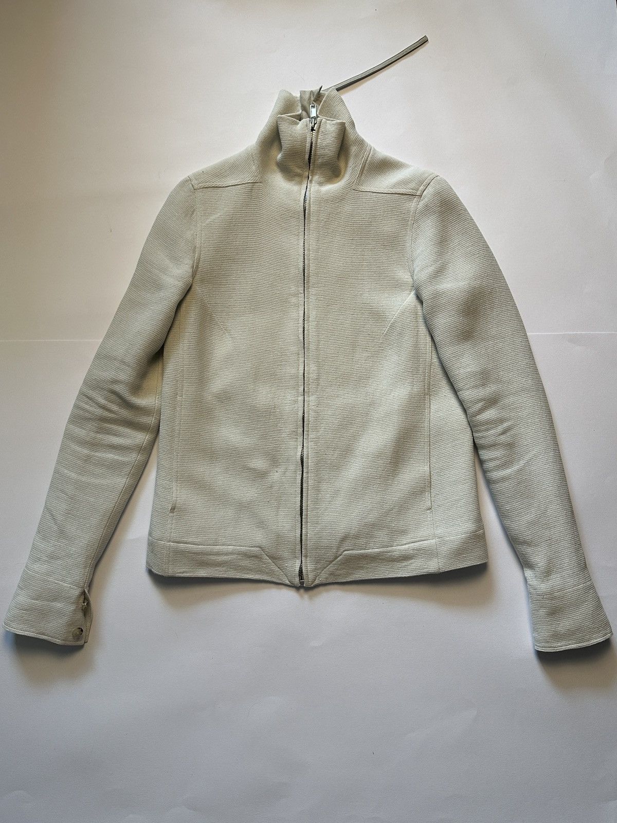 Rick Owens Rick Owens Back Zip Linen Jacket Size S / US 4 / IT 40 - 1 Thumbnail