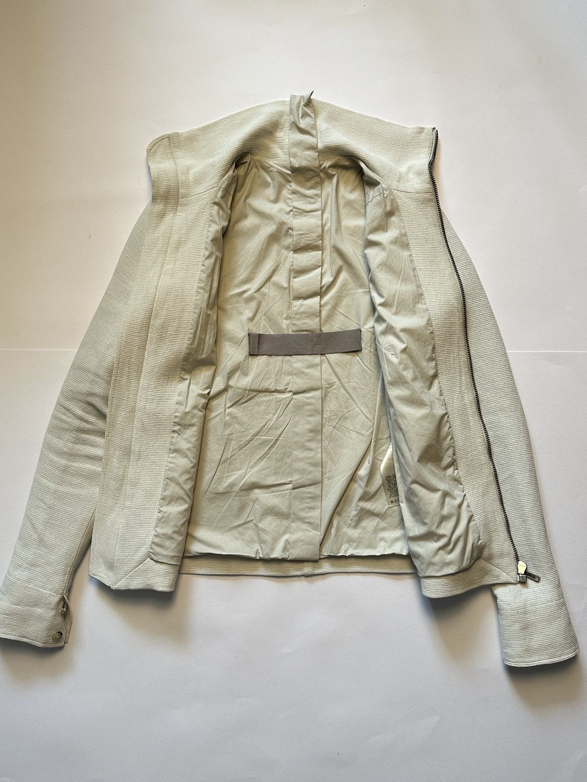 Rick Owens Rick Owens Back Zip Linen Jacket Size S / US 4 / IT 40 - 2 Thumbnail