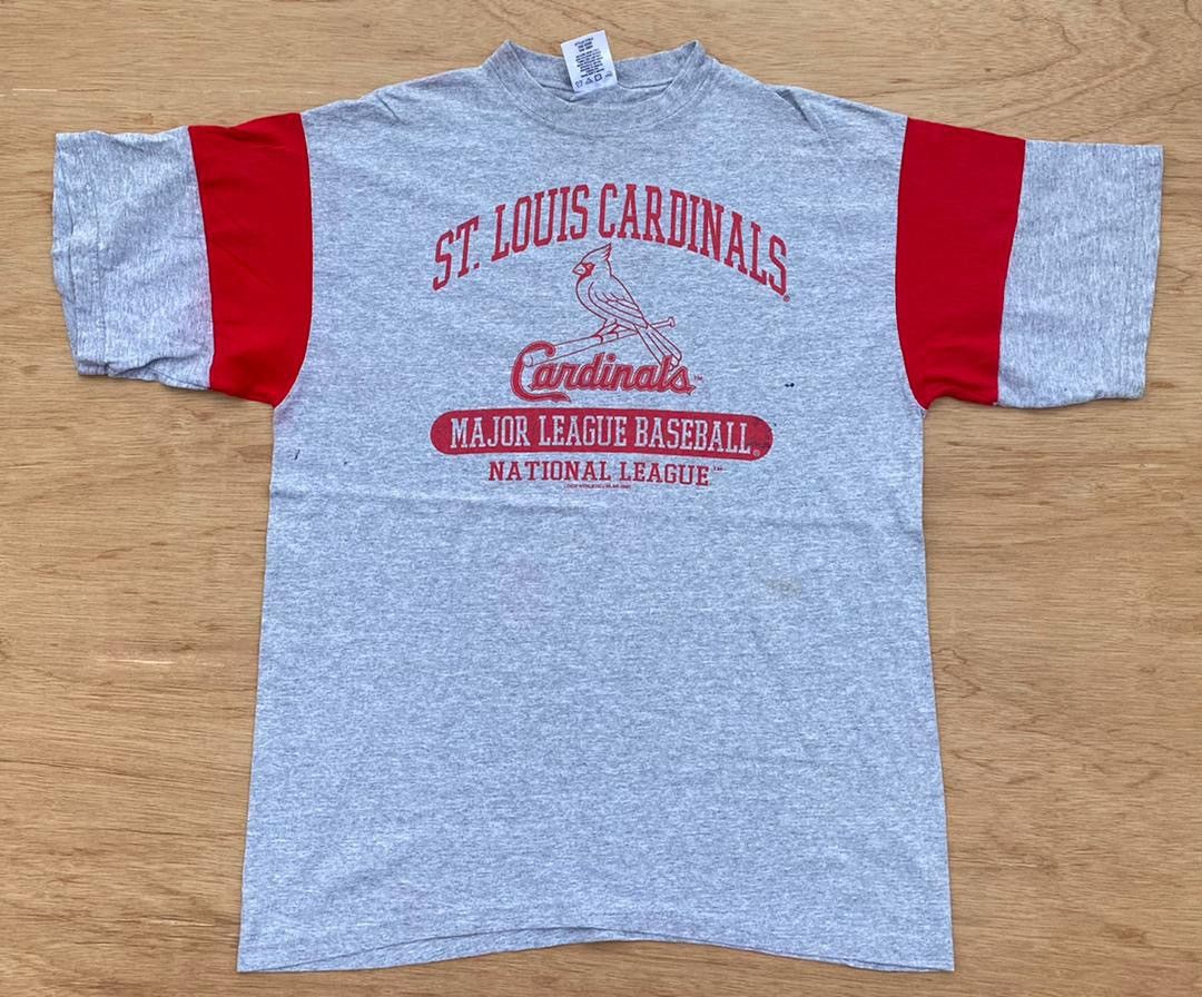 image of Made In USA x Vintage Tee D -18 Cardinals in Grey, Men's (Size Large)