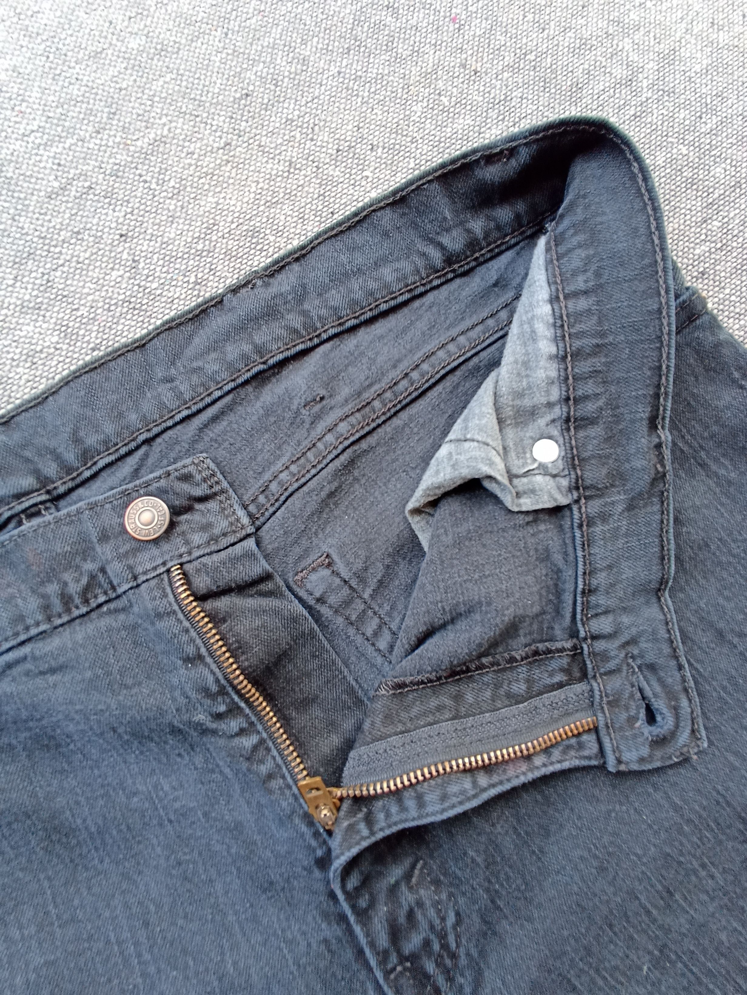 Jean × Levi's × Vintage Vintage Levis 511 Single 'R' Skinny Black Jeans - J211 Size US 39 - 3 Thumbnail