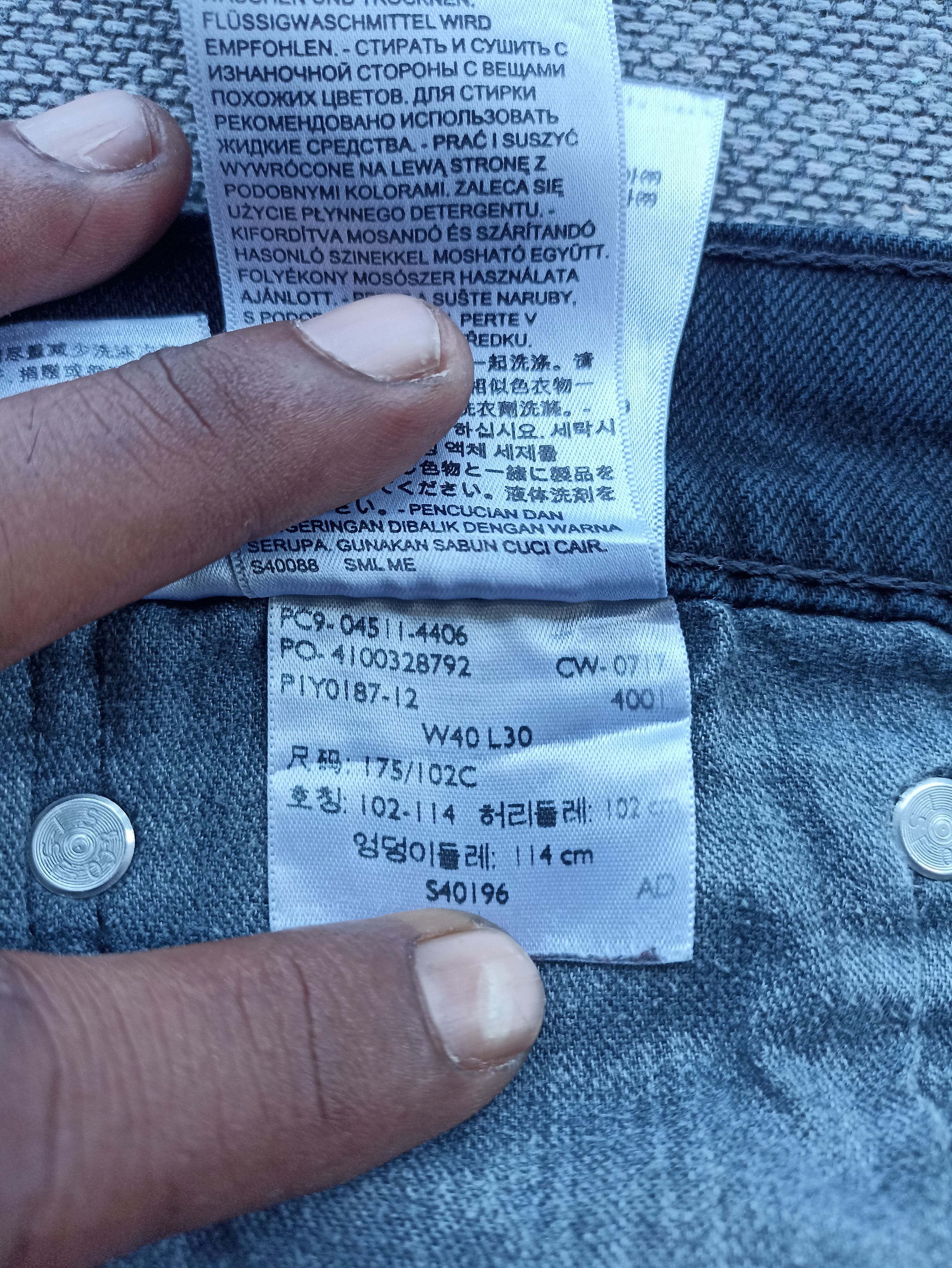 Jean × Levi's × Vintage Vintage Levis 511 Single 'R' Skinny Black Jeans - J211 Size US 39 - 5 Thumbnail