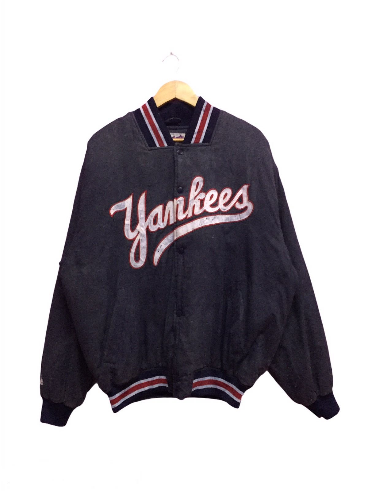 New York Yankees Vintage 90s New York Yankees Jackets Size L Size US L / EU 52-54 / 3 - 1 Thumbnail