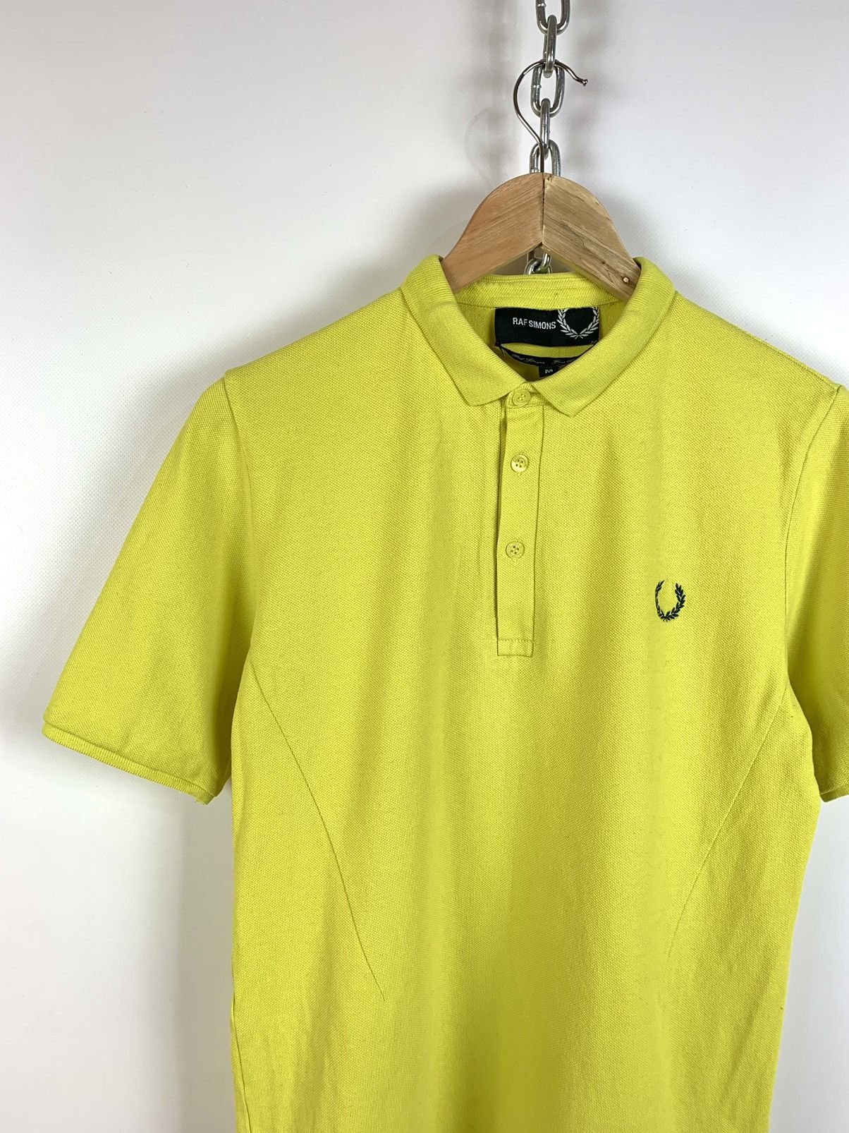 Fred Perry × Raf Simons Raf Simons X Fred Perry Yellow Polo T-Shirt Size US S / EU 44-46 / 1 - 3 Thumbnail