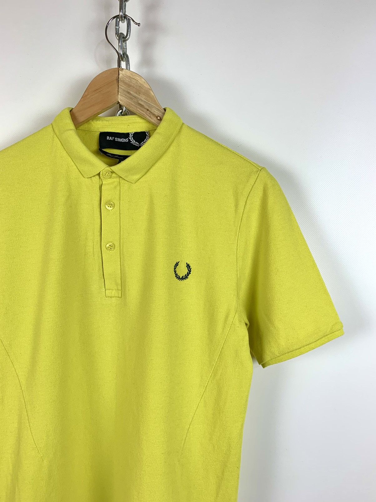 Fred Perry × Raf Simons Raf Simons X Fred Perry Yellow Polo T-Shirt Size US S / EU 44-46 / 1 - 2 Thumbnail