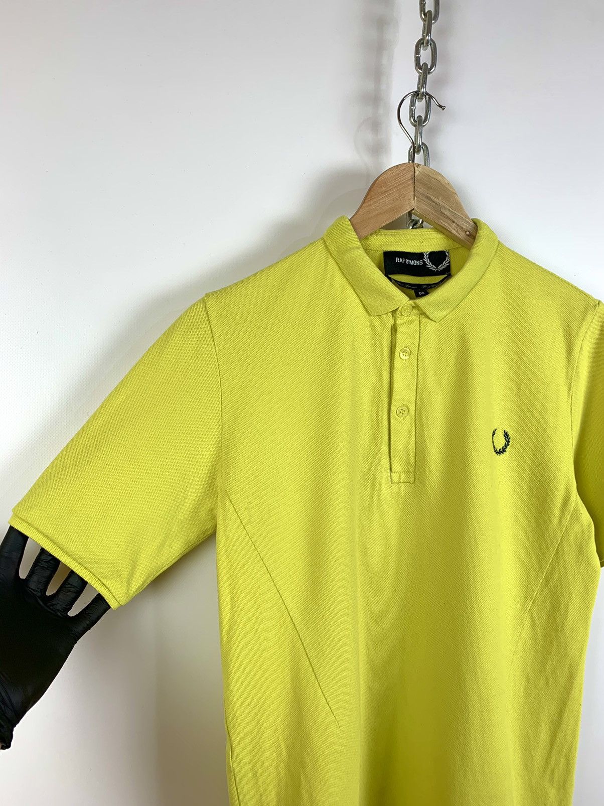 Fred Perry × Raf Simons Raf Simons X Fred Perry Yellow Polo T-Shirt Size US S / EU 44-46 / 1 - 4 Thumbnail