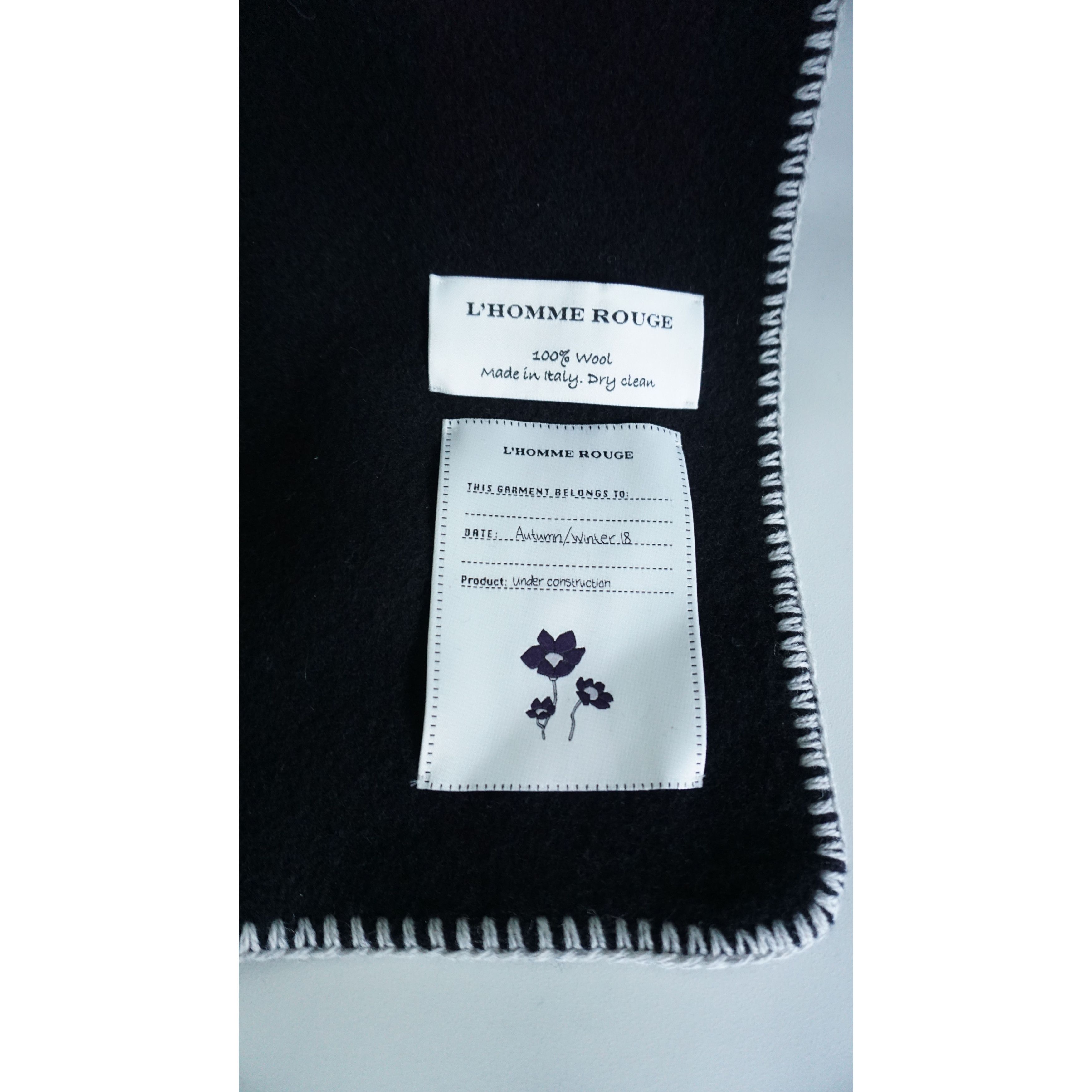 L'Homme Rouge scarf Size ONE SIZE - 2 Thumbnail