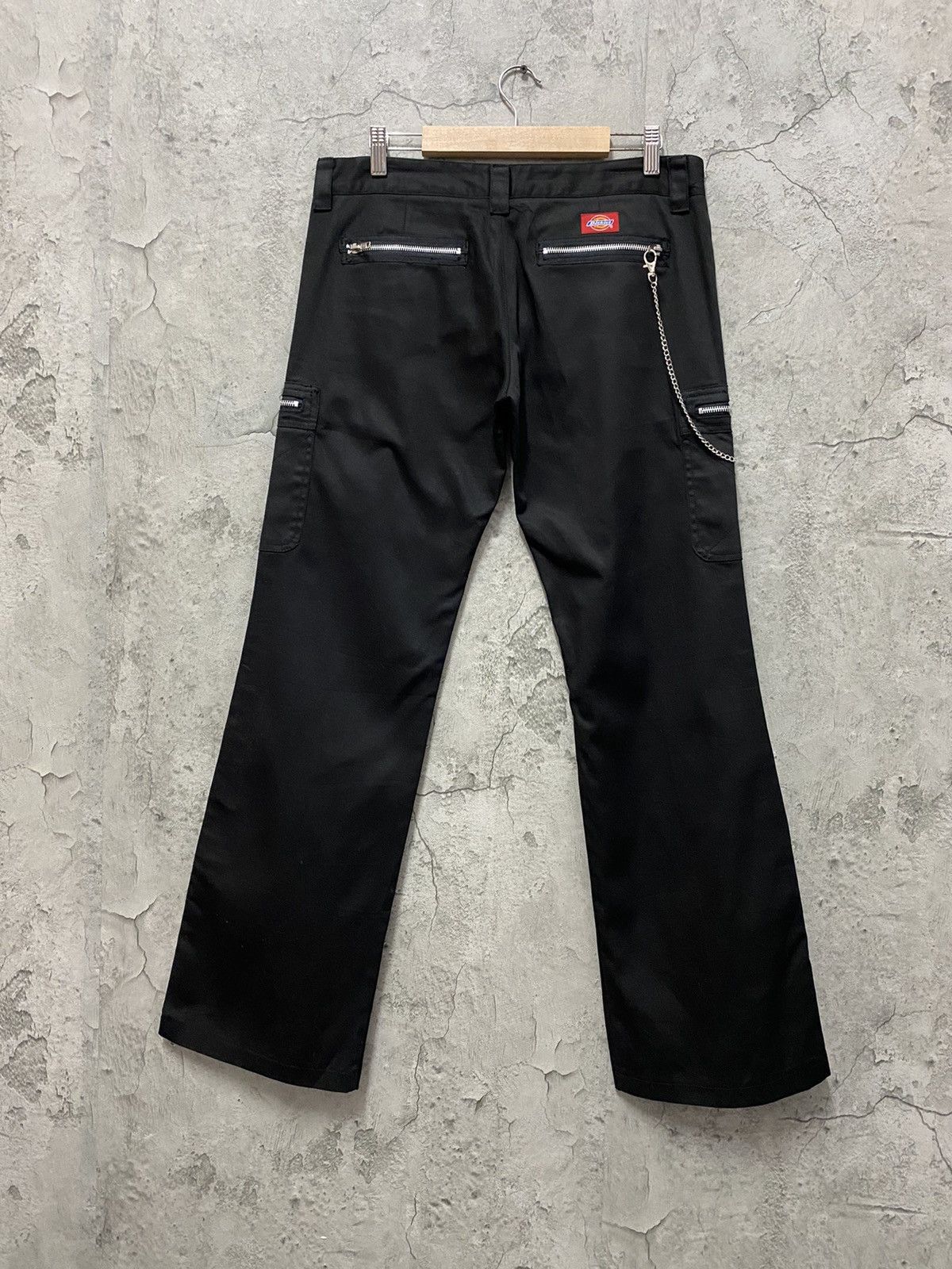 Dickies × Vintage Vintage Dickies Cargo Bondage Zipper Flared Pants Size US 32 / EU 48 - 2 Thumbnail