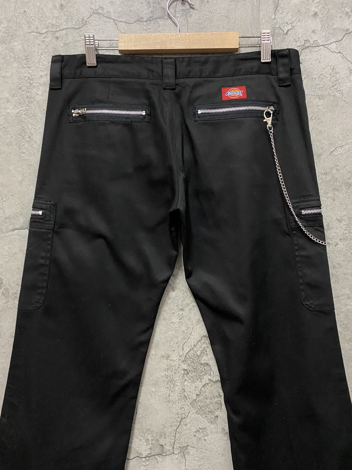 Dickies × Vintage Vintage Dickies Cargo Bondage Zipper Flared Pants Size US 32 / EU 48 - 11 Thumbnail