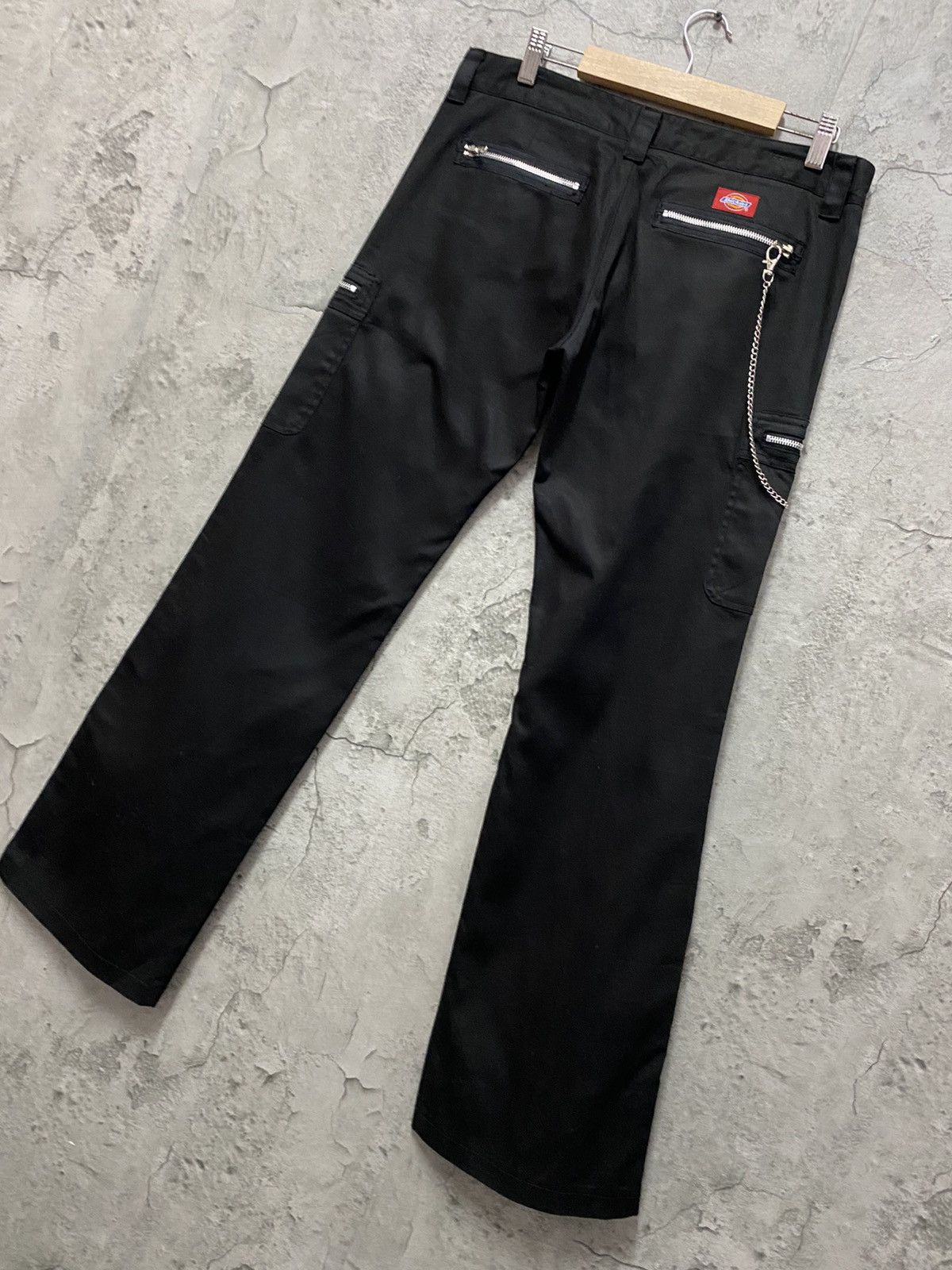 Dickies × Vintage Vintage Dickies Cargo Bondage Zipper Flared Pants Size US 32 / EU 48 - 10 Thumbnail