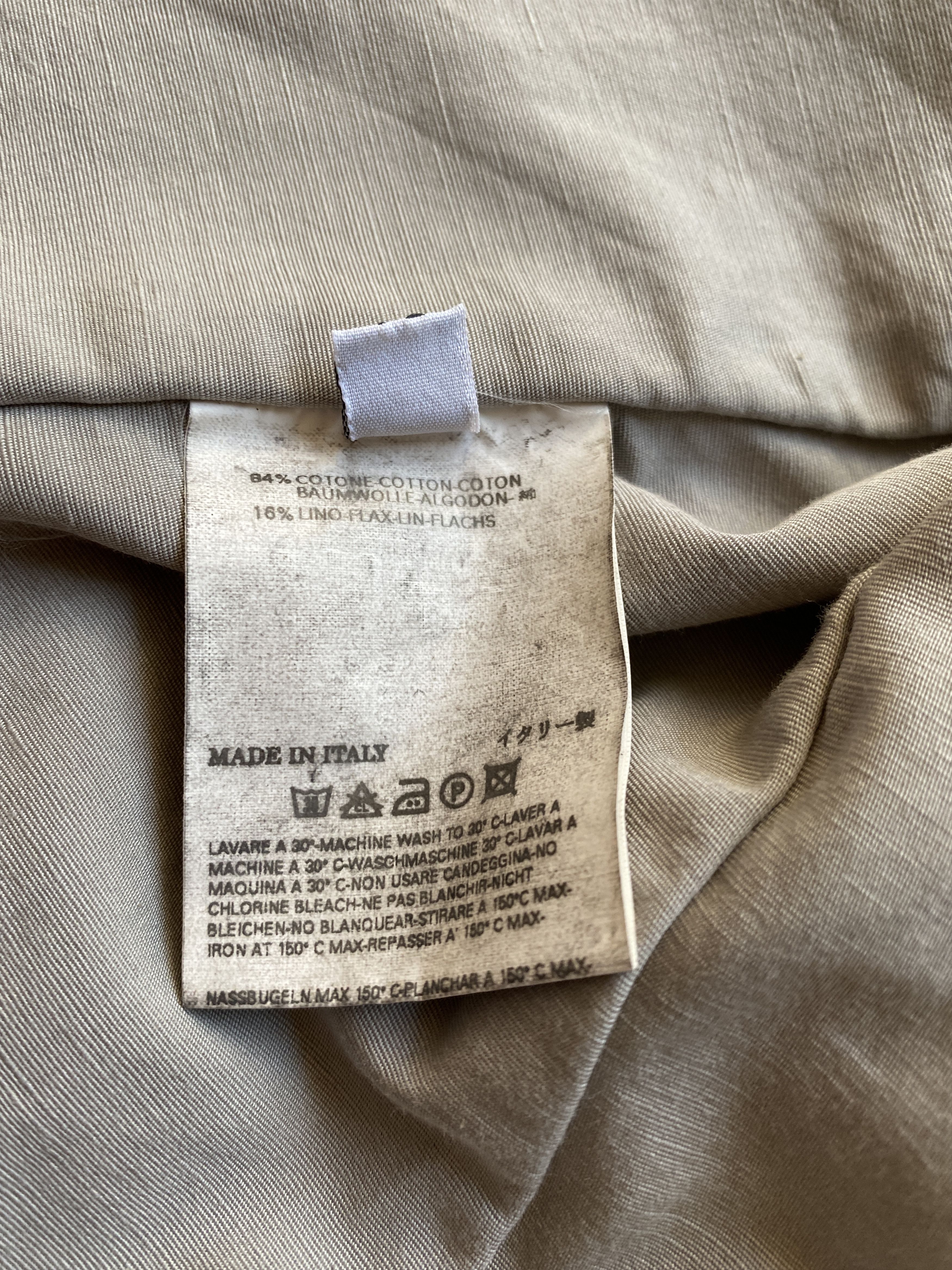 Maison Margiela ⚡️QUICK SALE⚡️2005 Maison Margiela Line 6 Beige Jacket Size S / US 4 / IT 40 - 6 Thumbnail