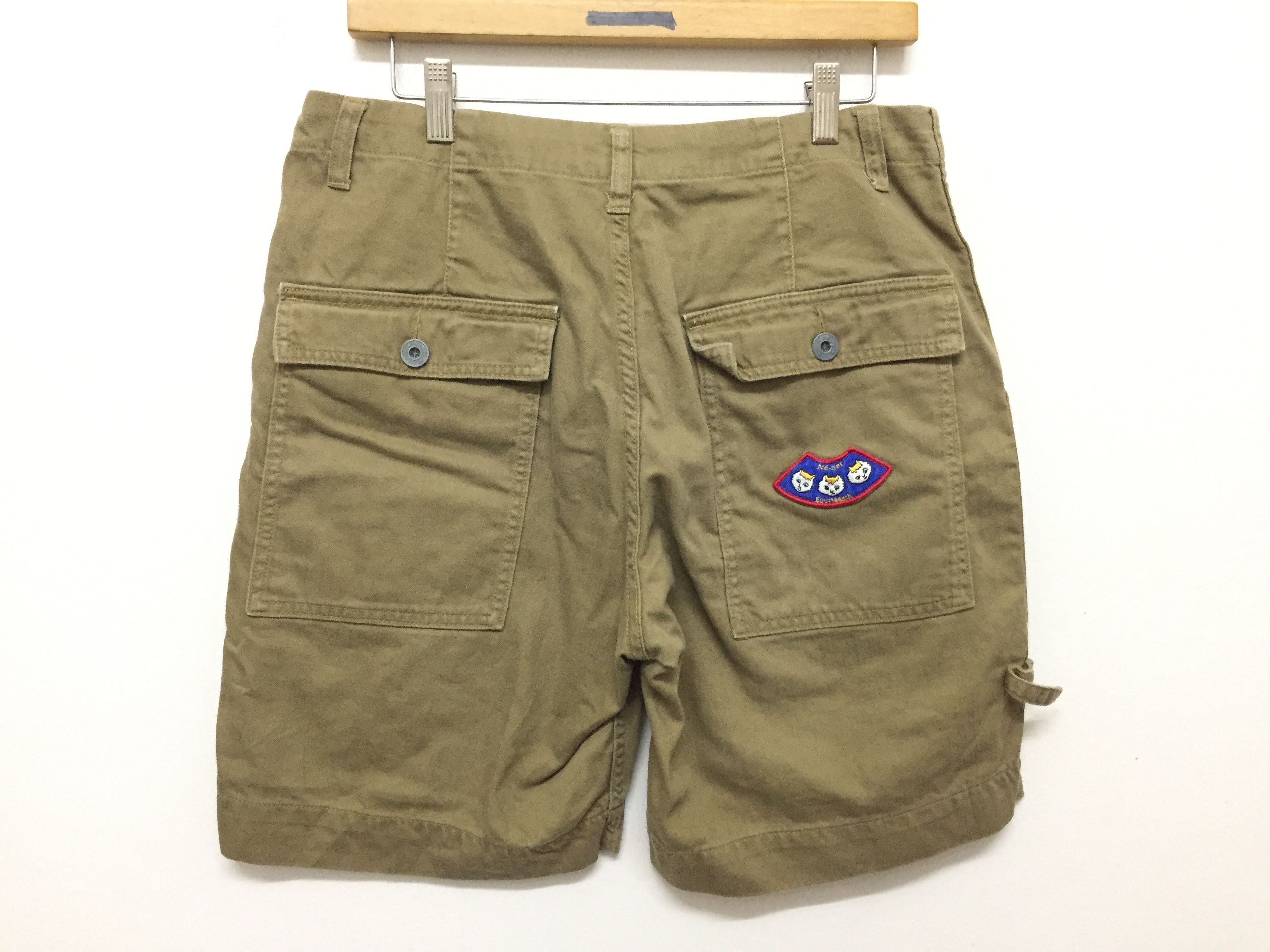 Issey Miyake × Ne-Net Vtg ISSEY MIYAKE Ne-net patch short military design pants Size 31" - 8 Thumbnail