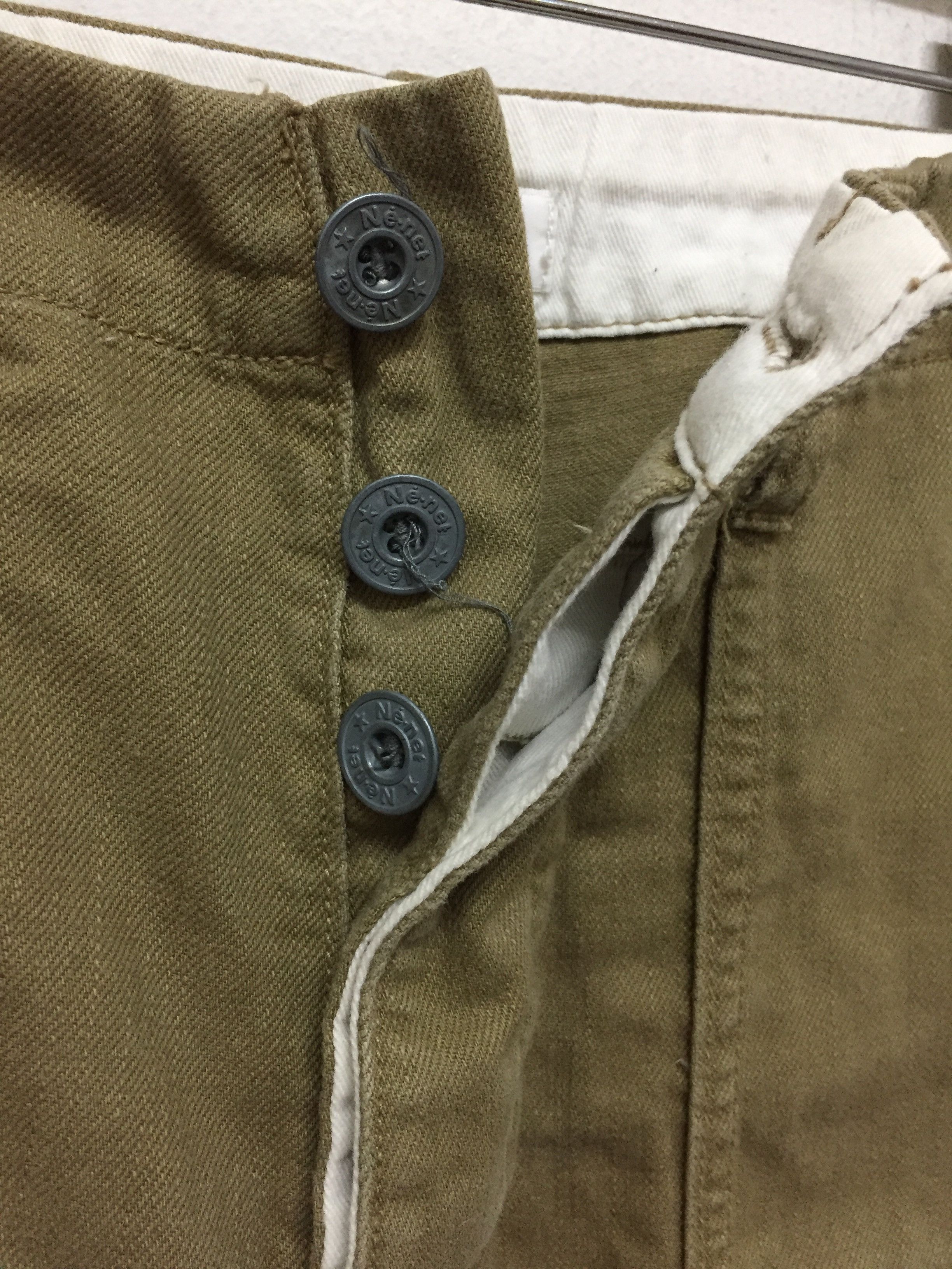 Issey Miyake × Ne-Net Vtg ISSEY MIYAKE Ne-net patch short military design pants Size 31" - 7 Thumbnail