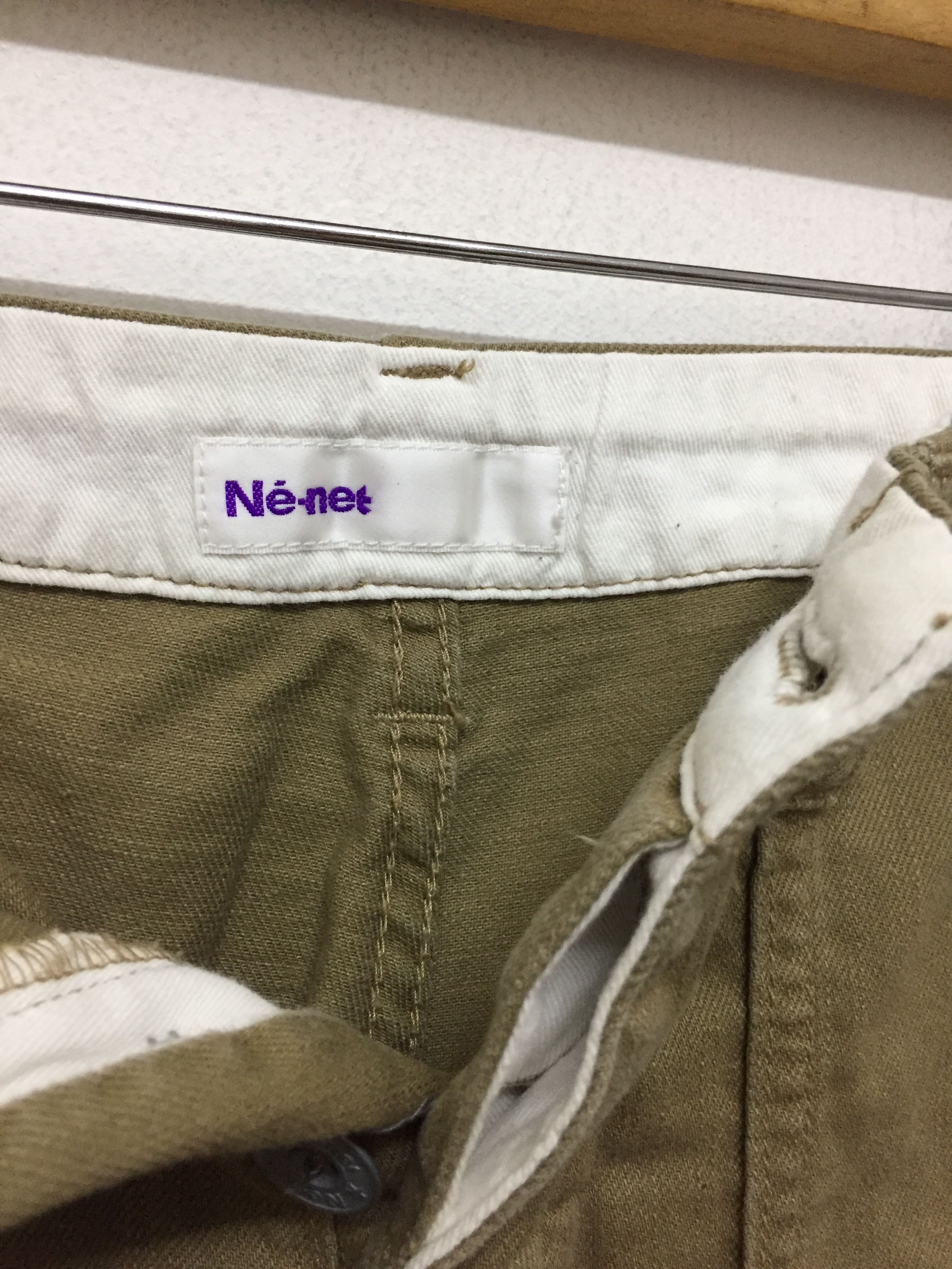 Issey Miyake × Ne-Net Vtg ISSEY MIYAKE Ne-net patch short military design pants Size 31" - 10 Thumbnail