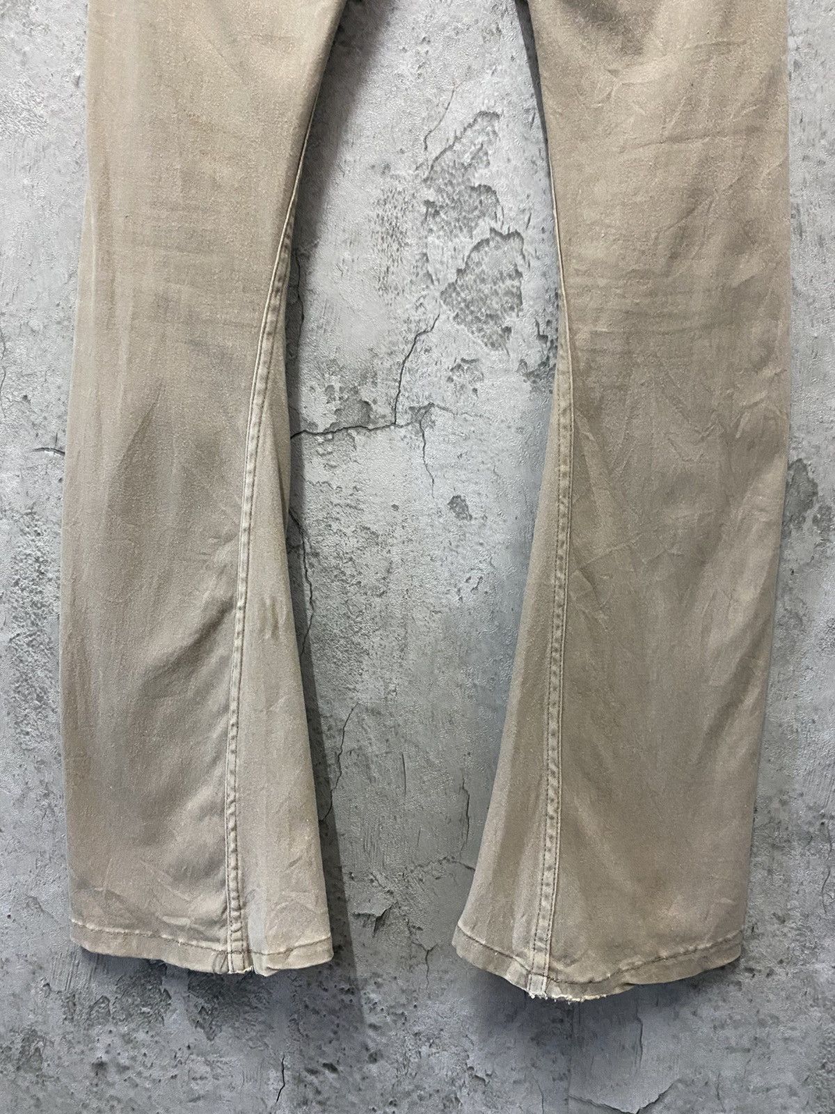 Designer × Japanese Brand Bike + Star Japan Cargo Zipper Curved leg Flared Pants Size US 30 / EU 46 - 12 Thumbnail