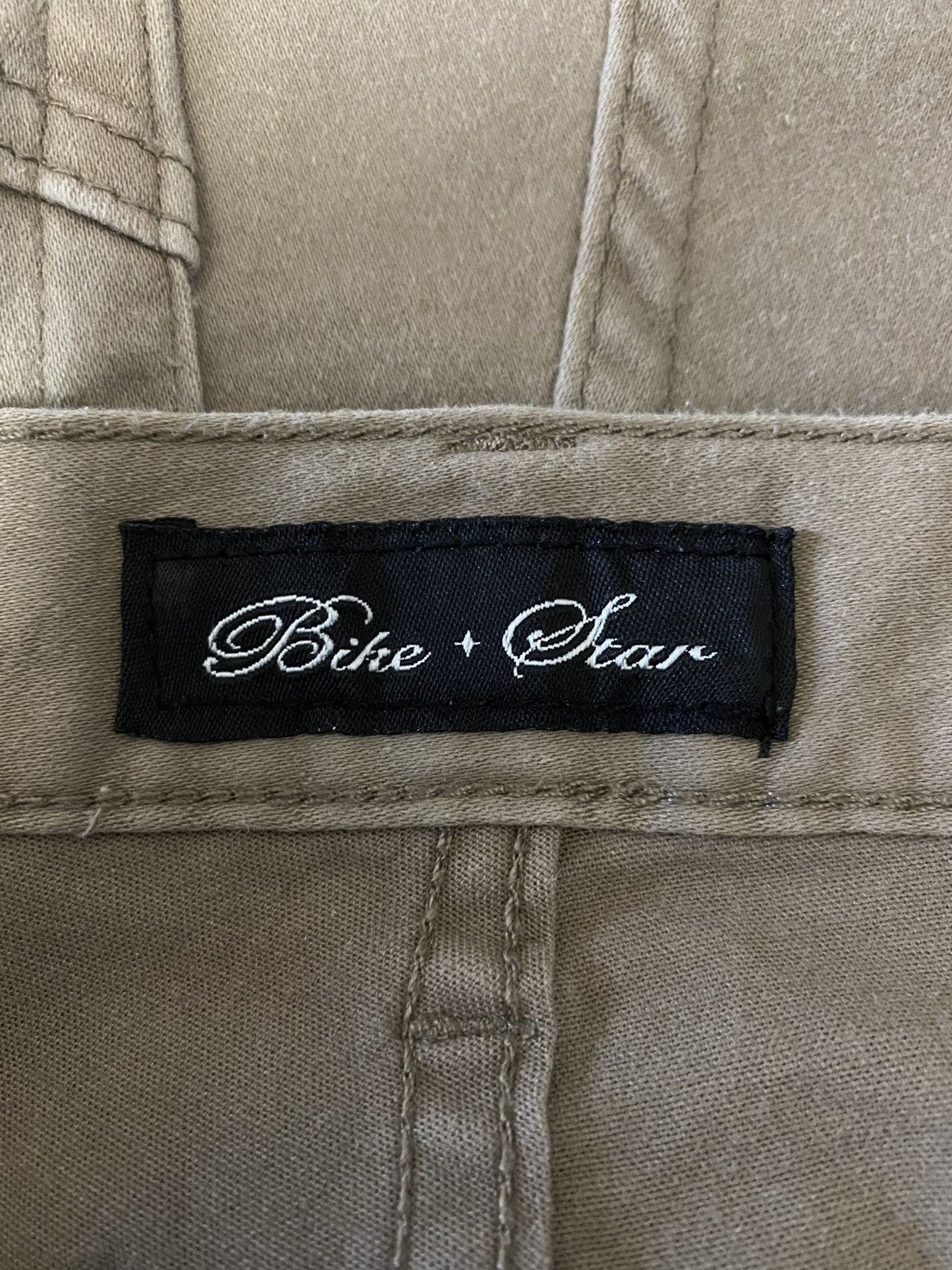 Designer × Japanese Brand Bike + Star Japan Cargo Zipper Curved leg Flared Pants Size US 30 / EU 46 - 18 Thumbnail