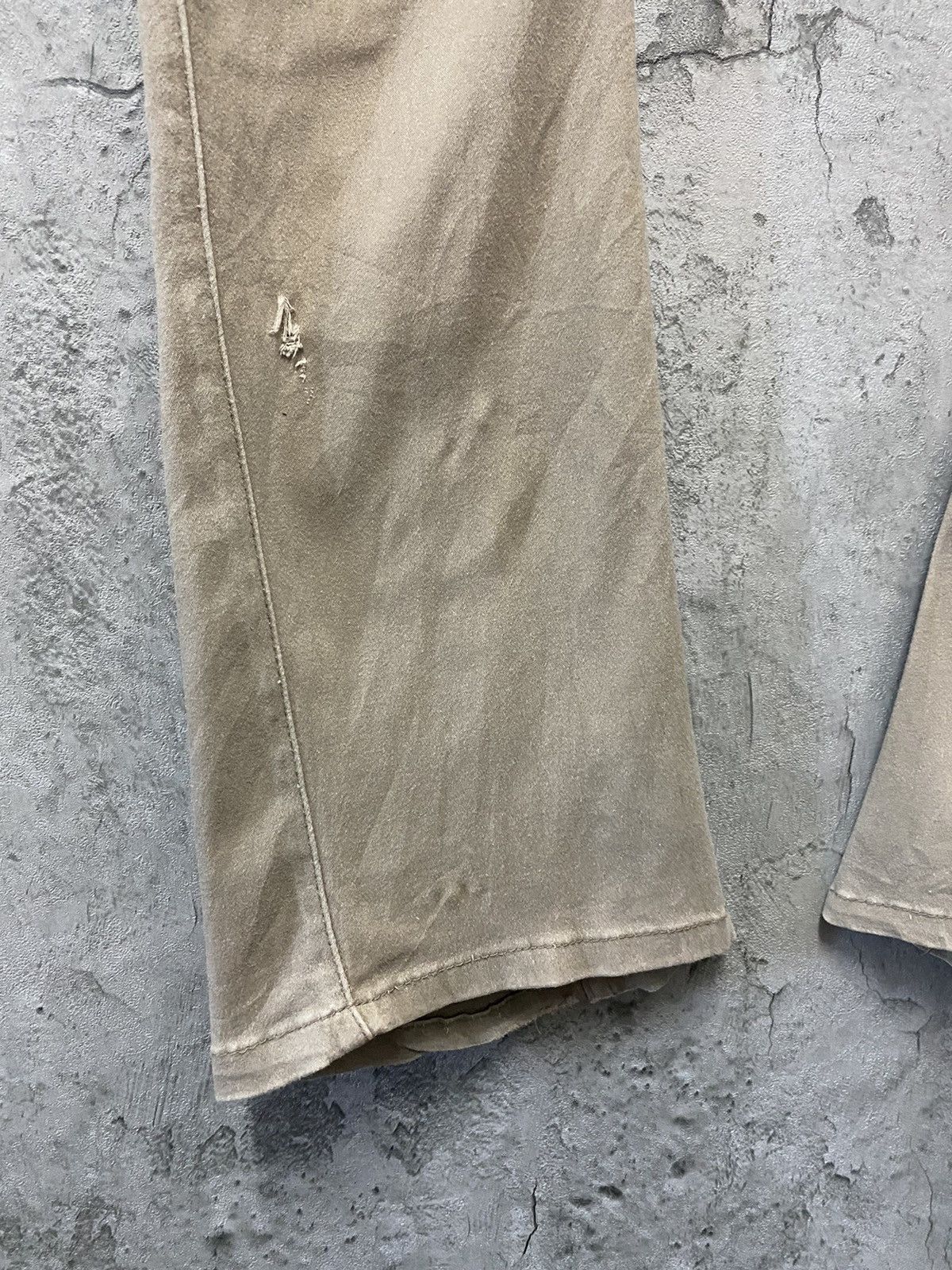 Designer × Japanese Brand Bike + Star Japan Cargo Zipper Curved leg Flared Pants Size US 30 / EU 46 - 15 Thumbnail