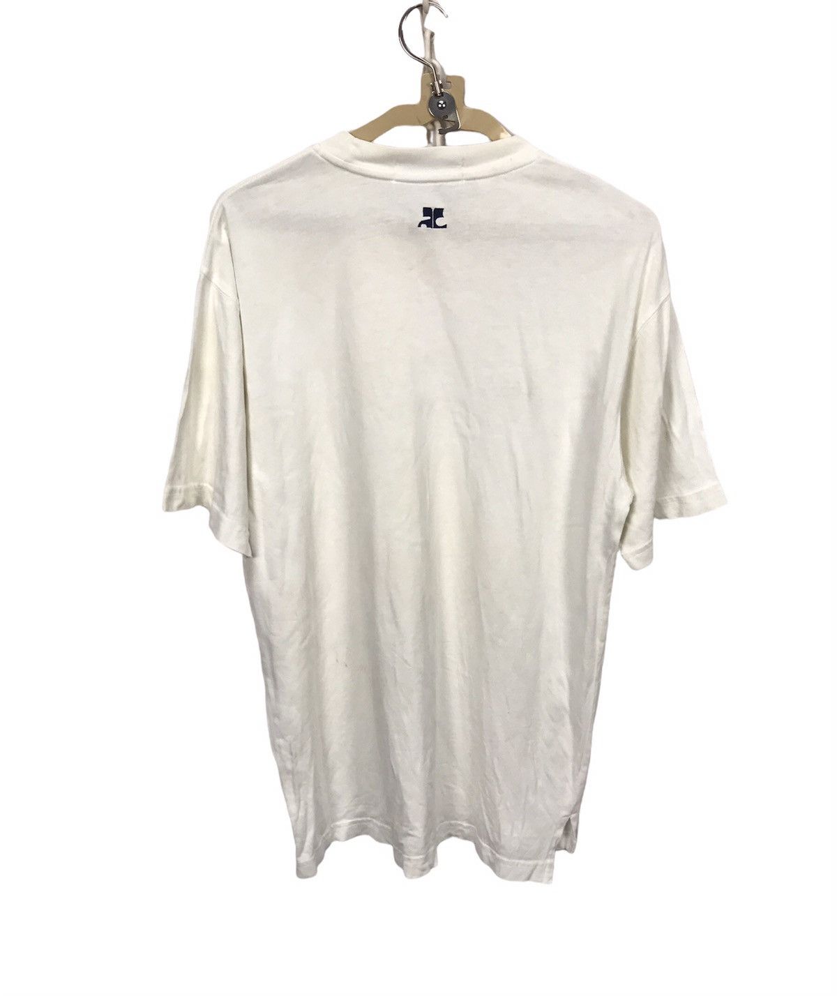 Courreges × Designer Courreges homme and co spellout tshirt Size US M / EU 48-50 / 2 - 2 Thumbnail