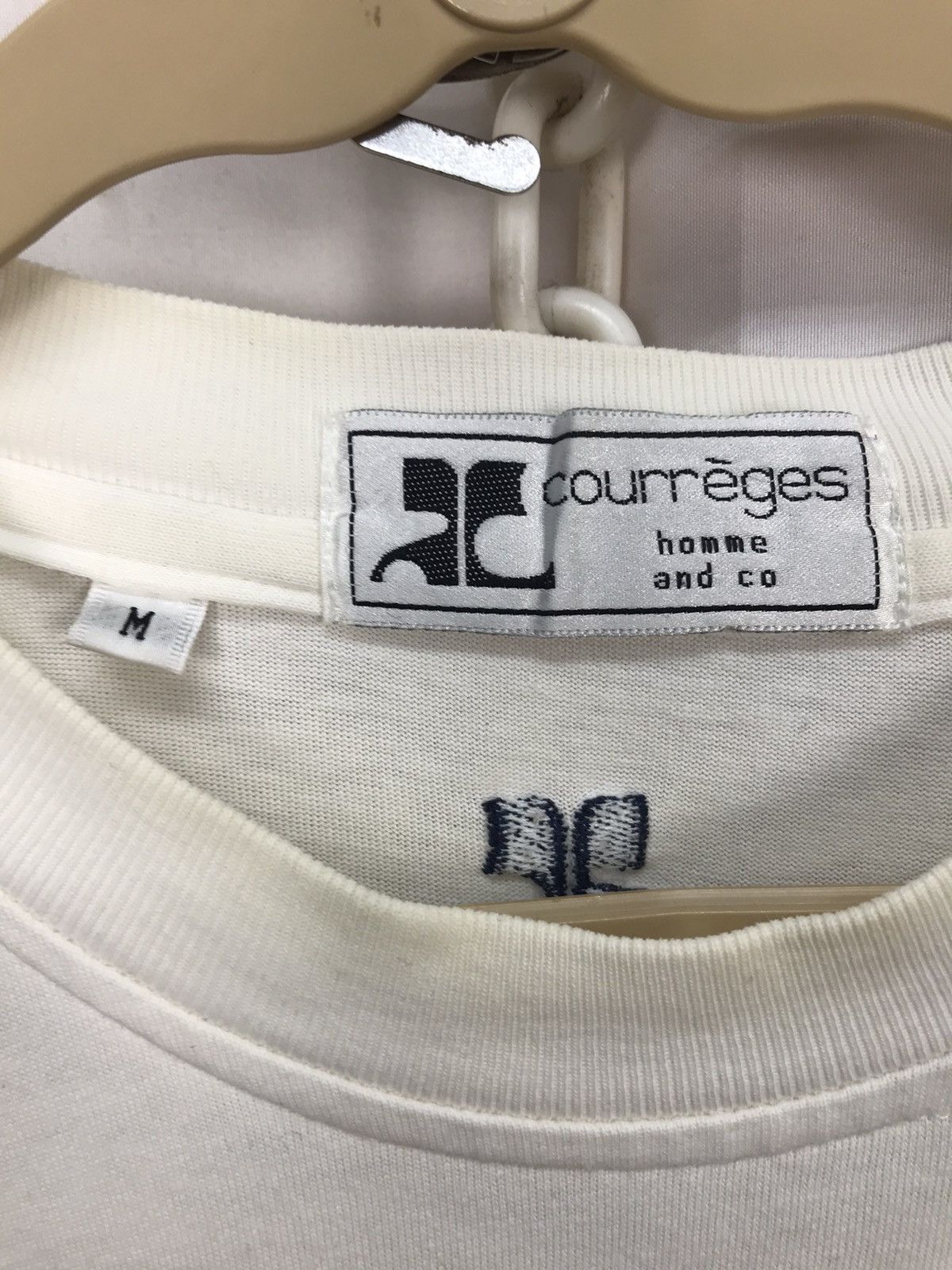 Courreges × Designer Courreges homme and co spellout tshirt Size US M / EU 48-50 / 2 - 3 Thumbnail