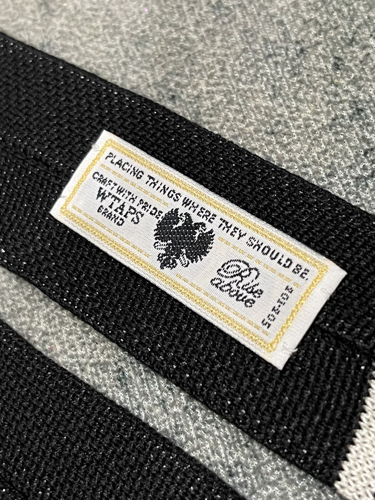 Wtaps WTAPS Ruder Than You Square Knit Tie Size ONE SIZE - 7 Thumbnail