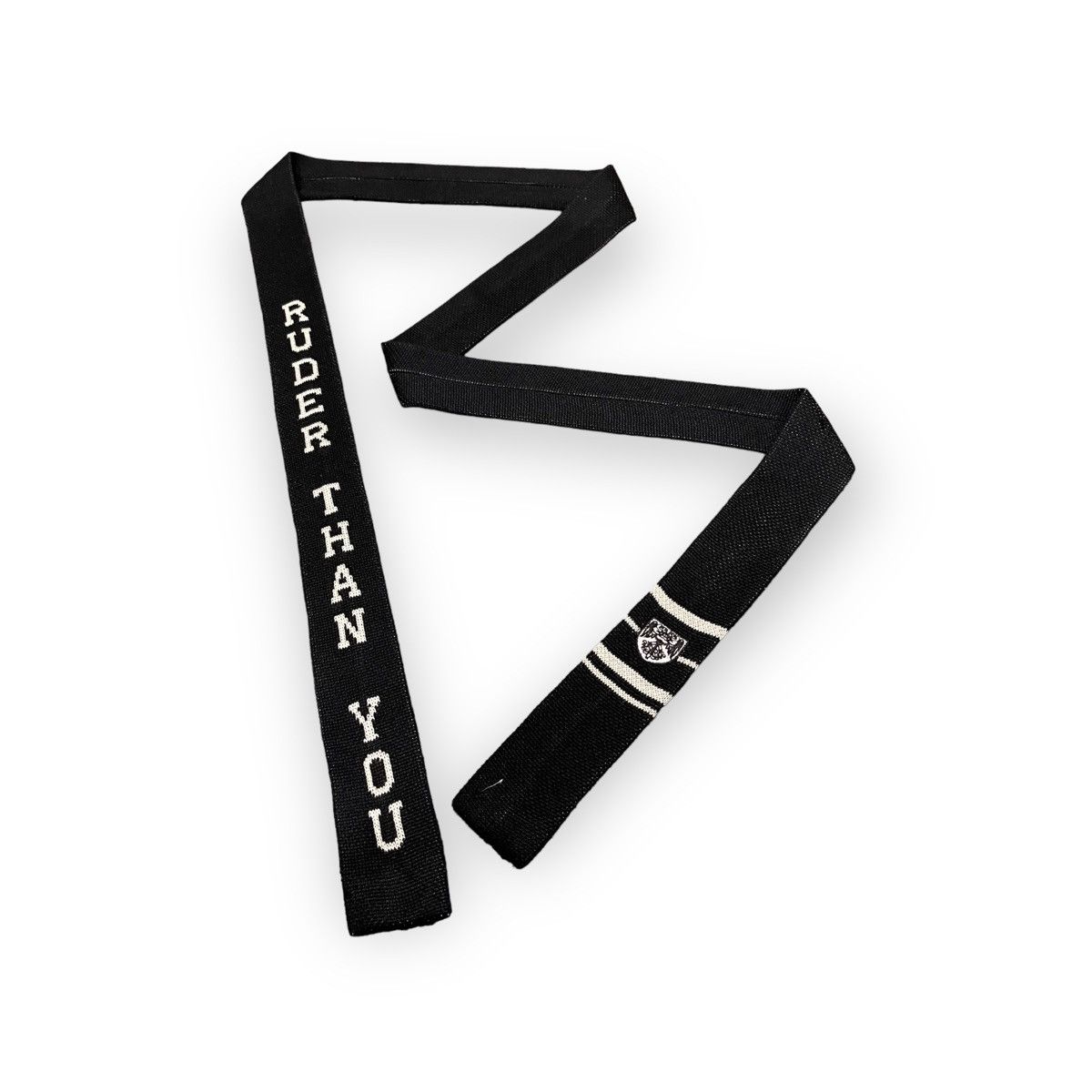 Wtaps WTAPS Ruder Than You Square Knit Tie Size ONE SIZE - 1 Thumbnail