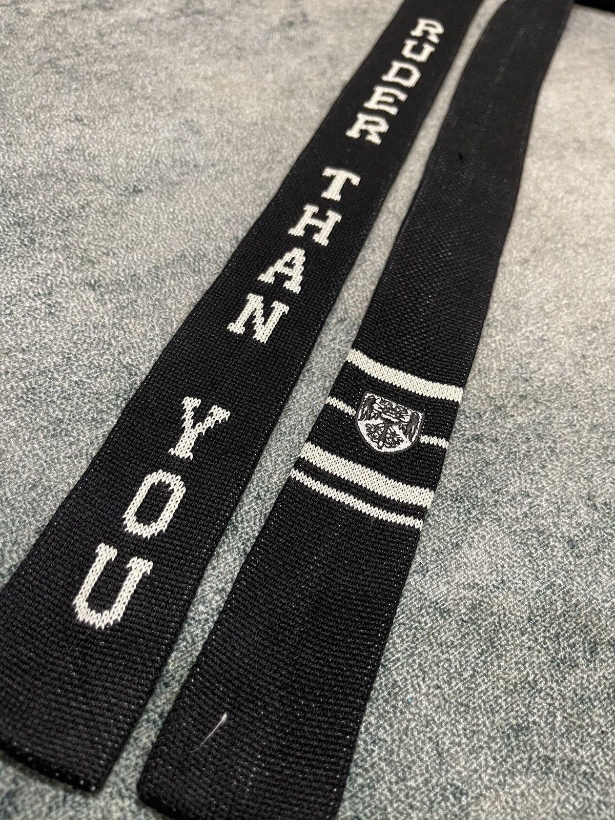 Wtaps WTAPS Ruder Than You Square Knit Tie Size ONE SIZE - 2 Thumbnail