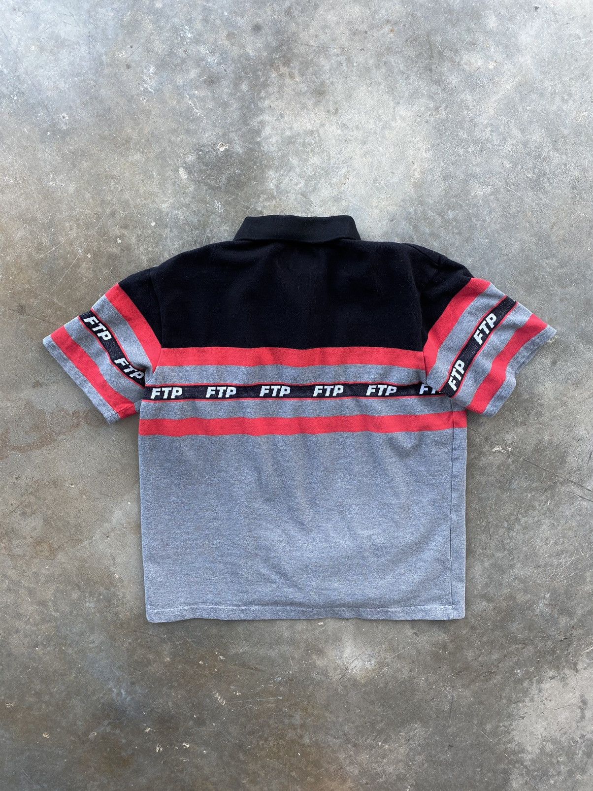 Fuck The Population Fuck The Population Tape Logo Black Red Polo Medium ❄️🧊 FTP Size US M / EU 48-50 / 2 - 4 Thumbnail