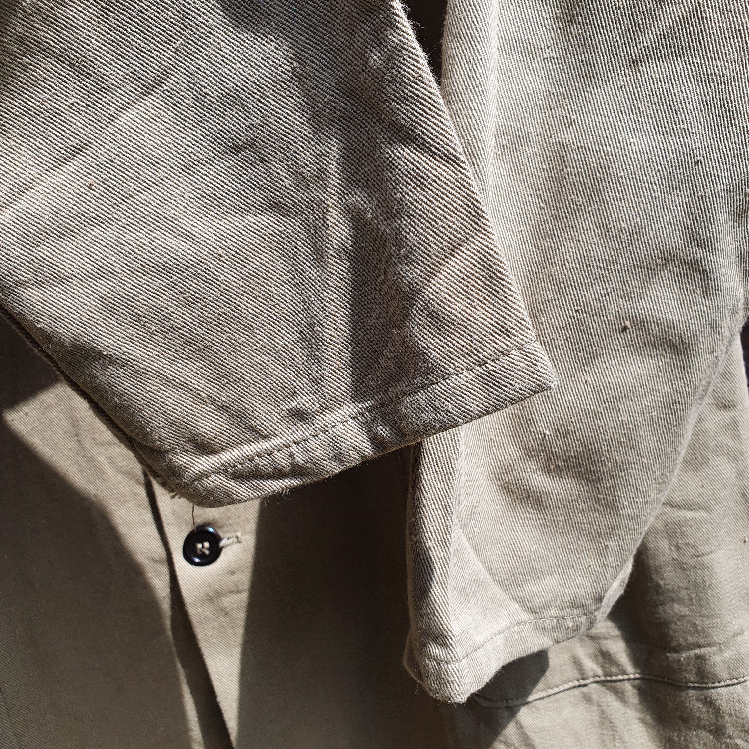 Le Laboureur × Vetra 50s Vintage Worker Light Coat French Chore Jacket Size US L / EU 52-54 / 3 - 11 Thumbnail