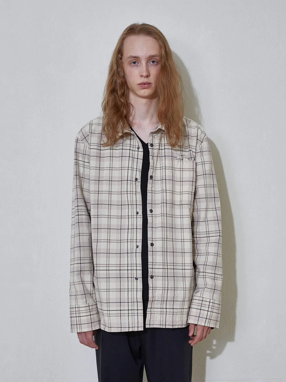 L'Homme Rouge WORK OVERSHIRT CHECK Size US S / EU 44-46 / 1 - 1 Thumbnail