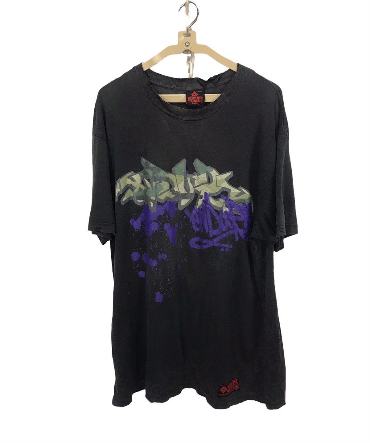 Japanese Brand × Vintage Vintage endure genesis printed distressed tshirt Size US L / EU 52-54 / 3 - 2 Thumbnail