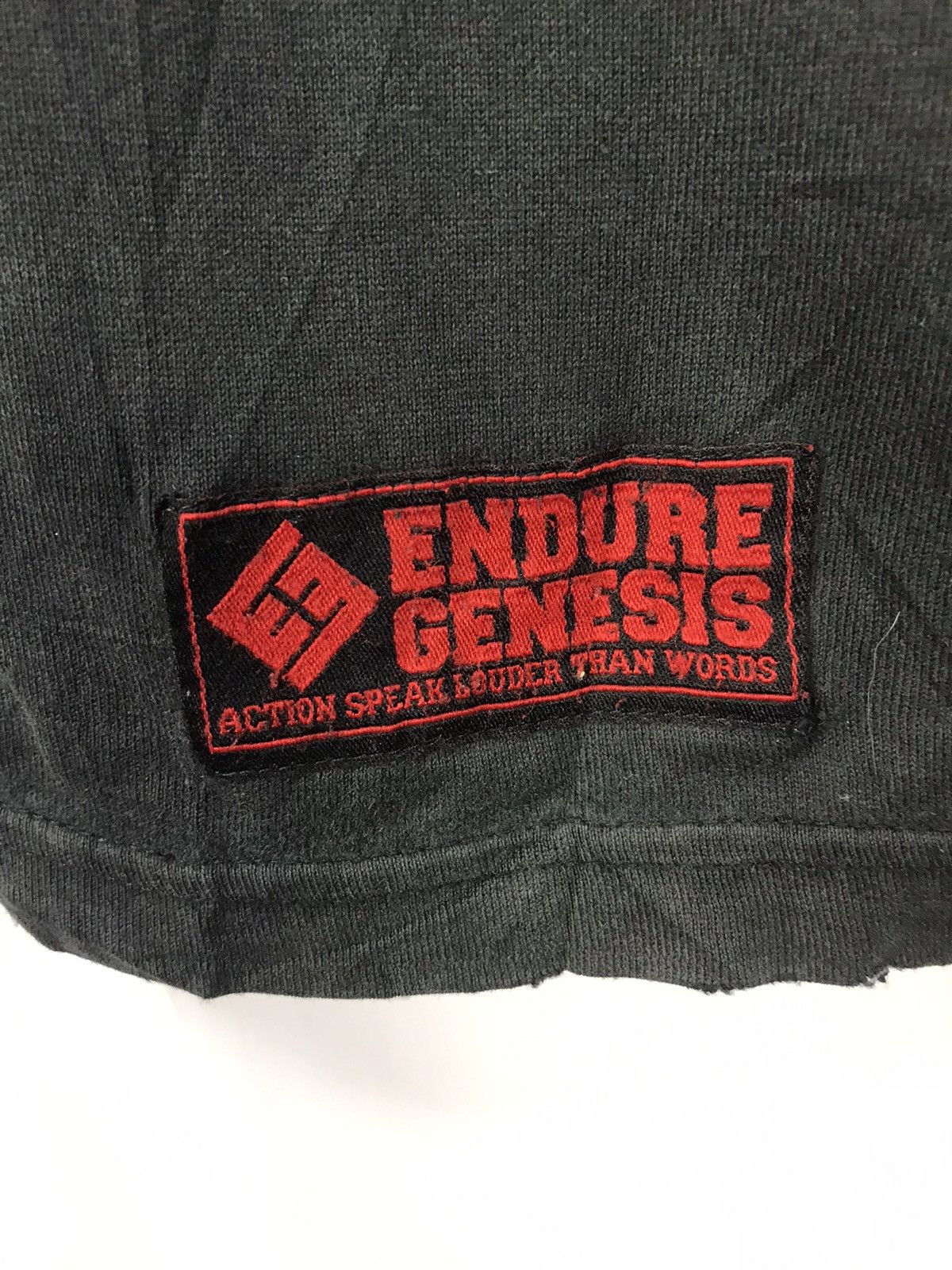 Japanese Brand × Vintage Vintage endure genesis printed distressed tshirt Size US L / EU 52-54 / 3 - 5 Thumbnail