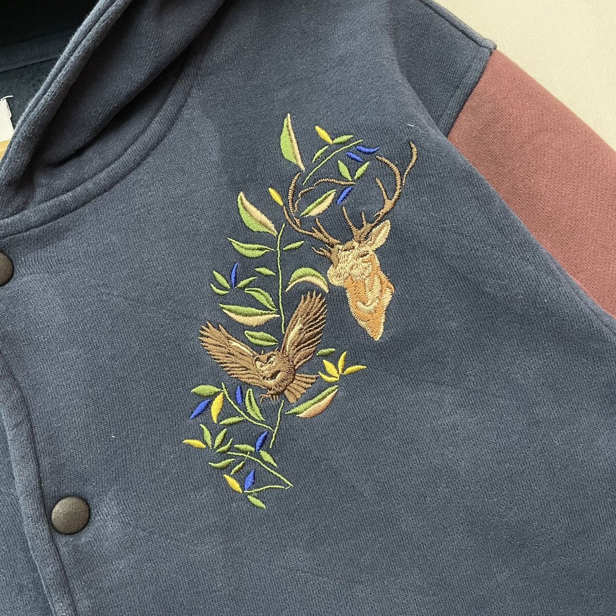 Japanese Brand Vtg DESIGN T-SHIRT STORE GRANIPH Button Up Hoodie Jacket Size US M / EU 48-50 / 2 - 5 Thumbnail