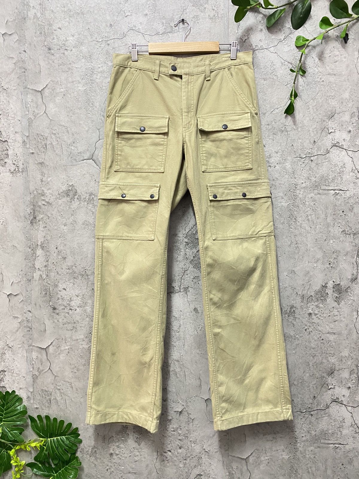Japanese Brand Westborne Japan Multi Pocket Cargo Bush Pants Vintage Size US 30 / EU 46 - 1 Thumbnail
