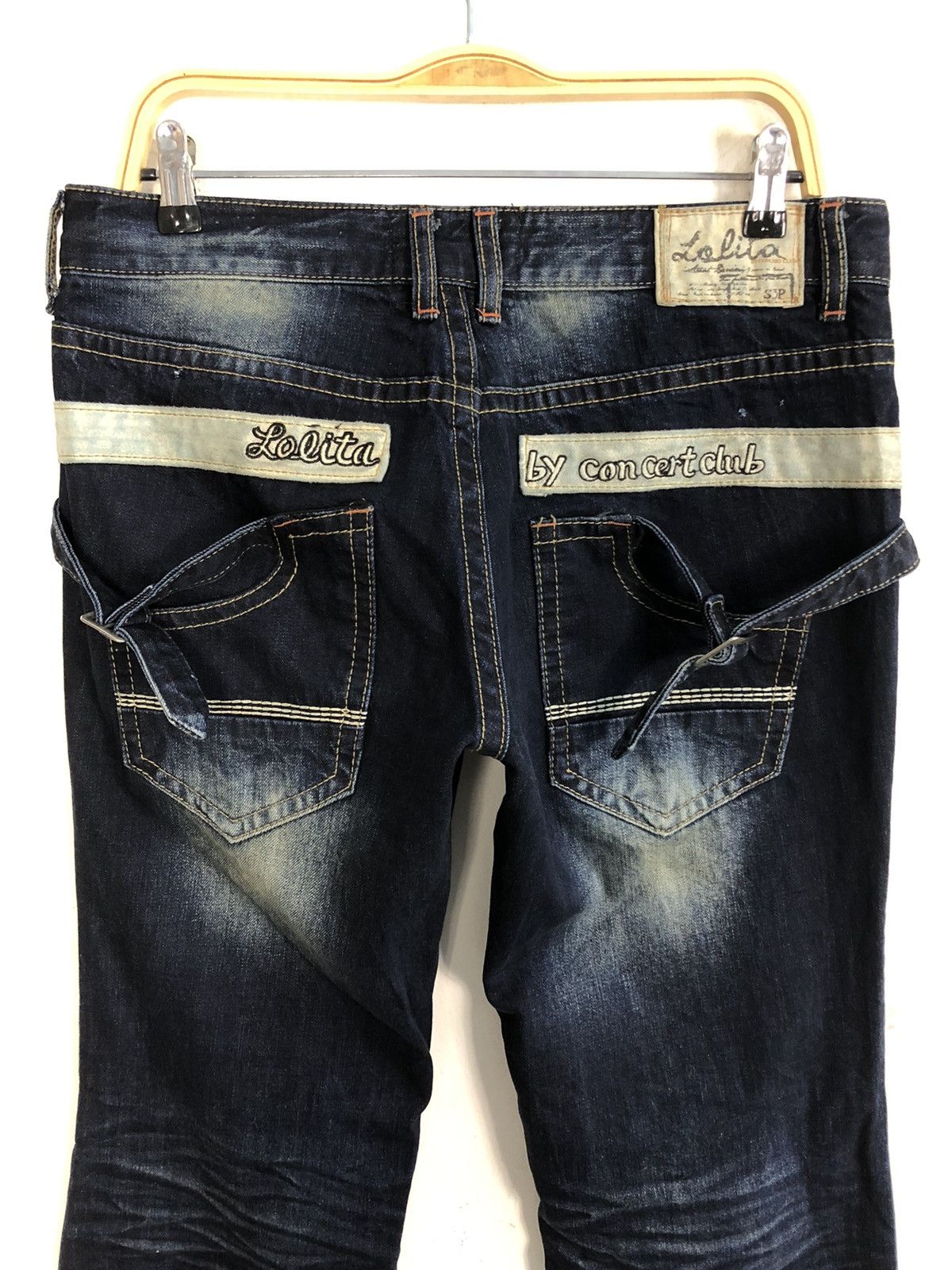 Japanese Brand × Vintage 90s Lolita Jeans By Concert Club Tapered Washed Indigo Denim Size US 32 / EU 48 - 4 Thumbnail
