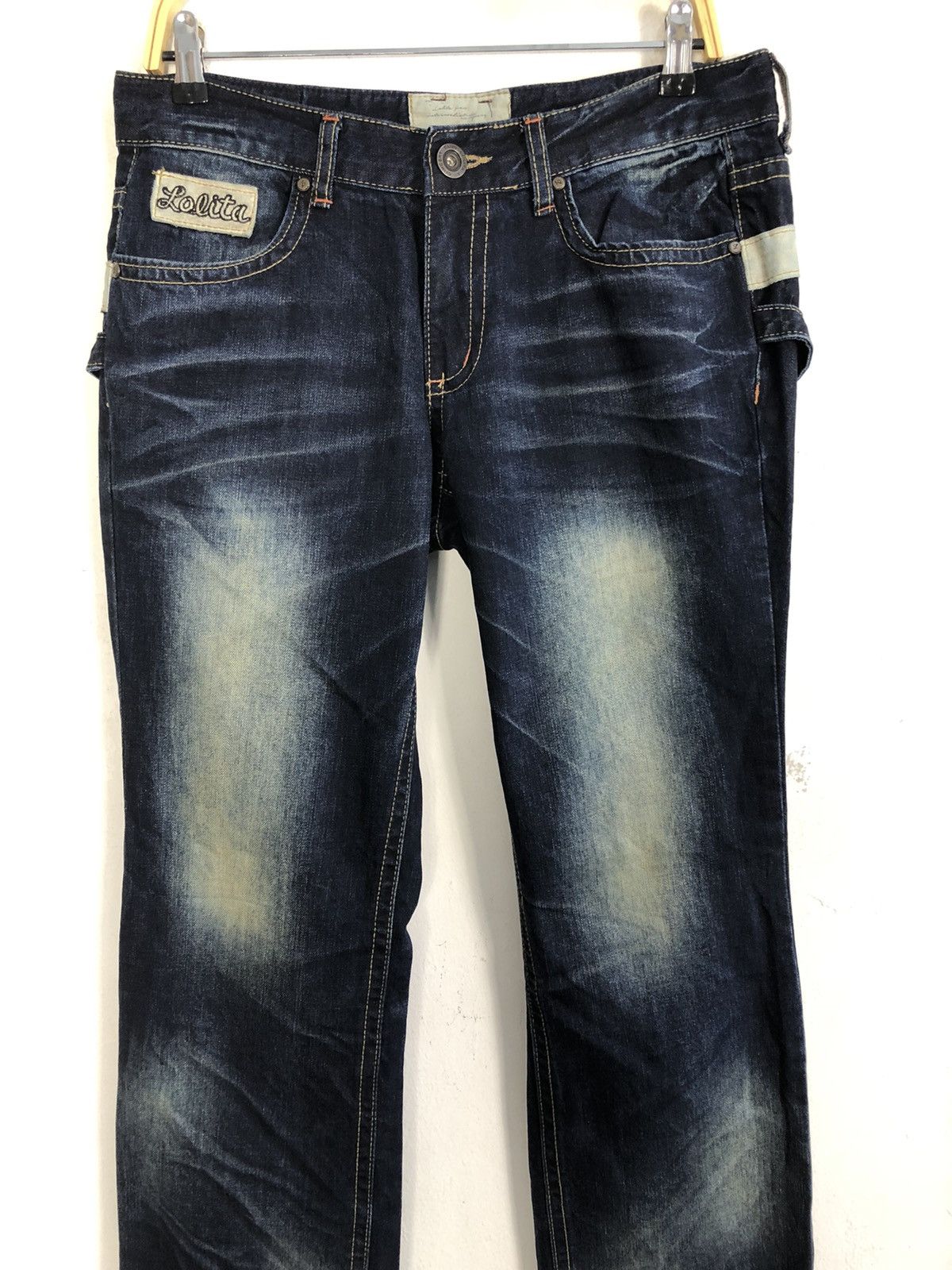 Japanese Brand × Vintage 90s Lolita Jeans By Concert Club Tapered Washed Indigo Denim Size US 32 / EU 48 - 3 Thumbnail