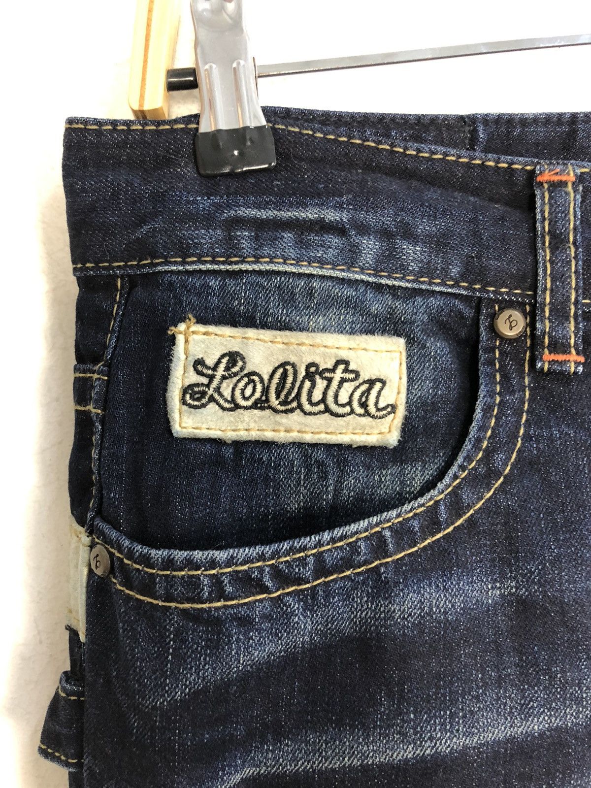 Japanese Brand × Vintage 90s Lolita Jeans By Concert Club Tapered Washed Indigo Denim Size US 32 / EU 48 - 7 Thumbnail