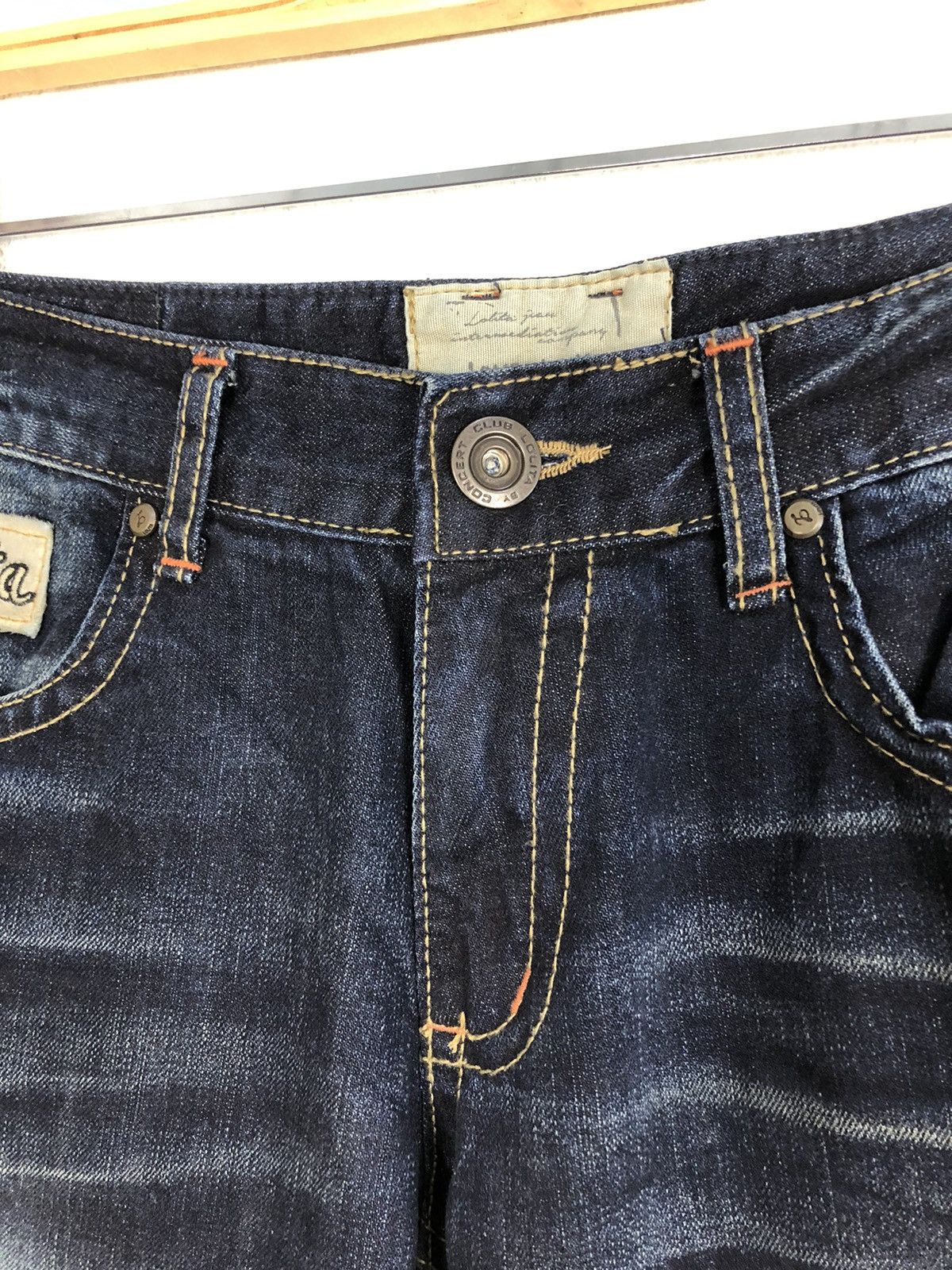 Japanese Brand × Vintage 90s Lolita Jeans By Concert Club Tapered Washed Indigo Denim Size US 32 / EU 48 - 5 Thumbnail