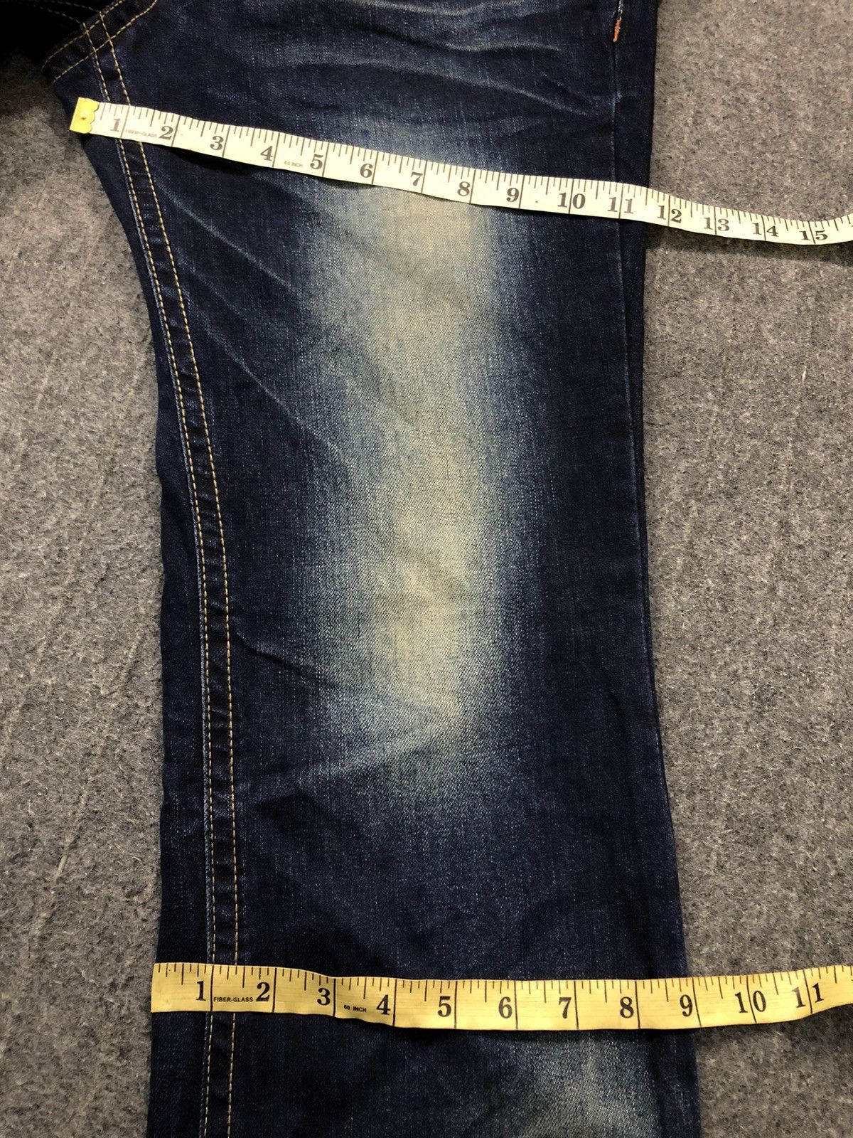 Japanese Brand × Vintage 90s Lolita Jeans By Concert Club Tapered Washed Indigo Denim Size US 32 / EU 48 - 18 Thumbnail