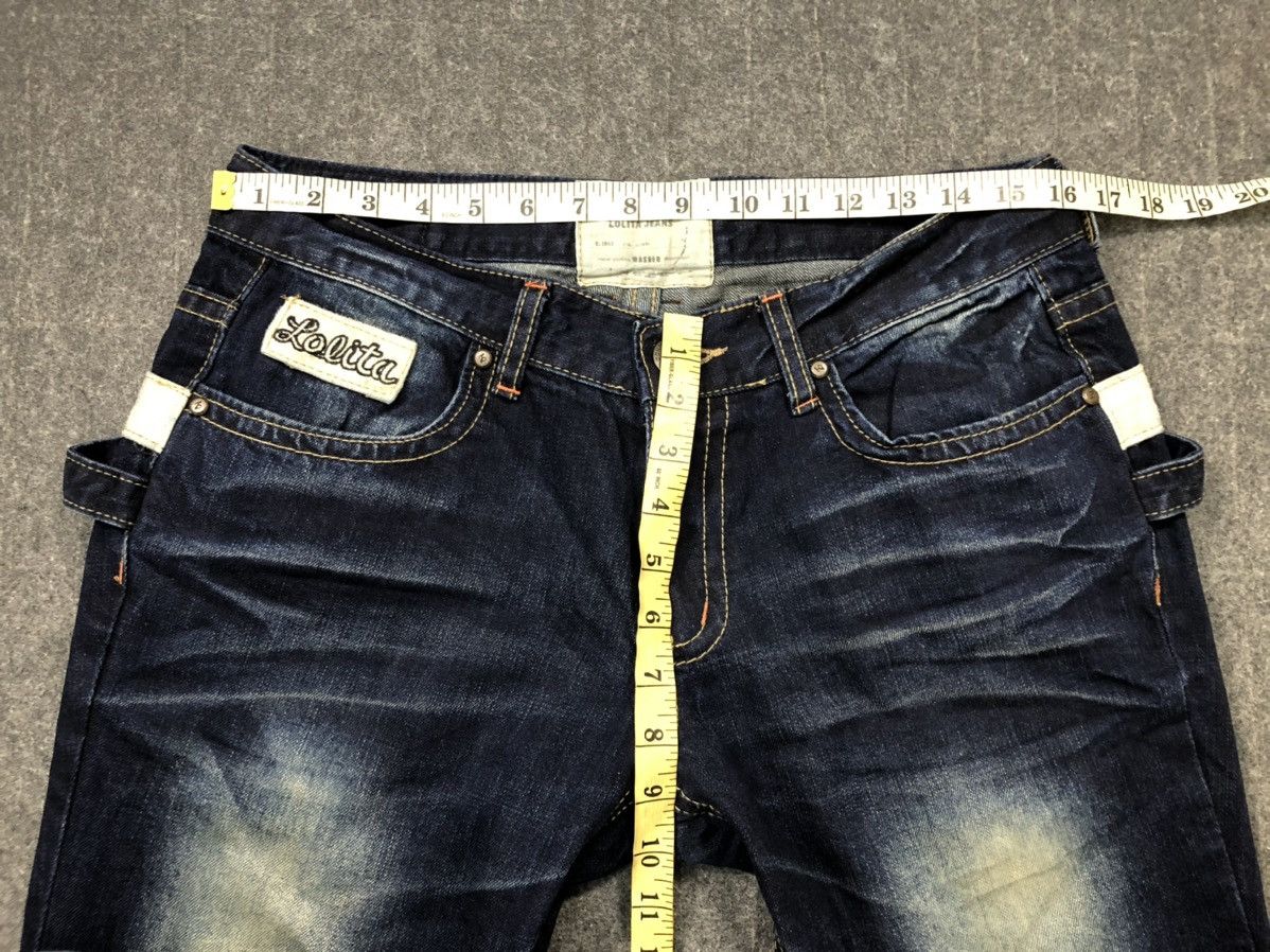 Japanese Brand × Vintage 90s Lolita Jeans By Concert Club Tapered Washed Indigo Denim Size US 32 / EU 48 - 16 Thumbnail