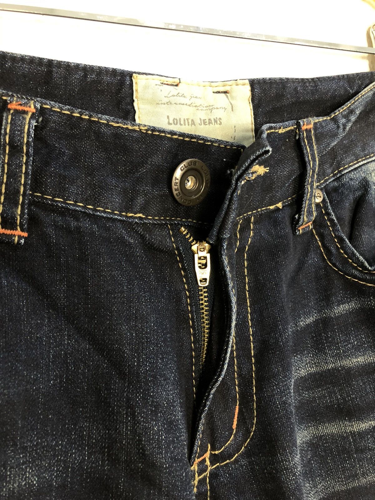 Japanese Brand × Vintage 90s Lolita Jeans By Concert Club Tapered Washed Indigo Denim Size US 32 / EU 48 - 8 Thumbnail