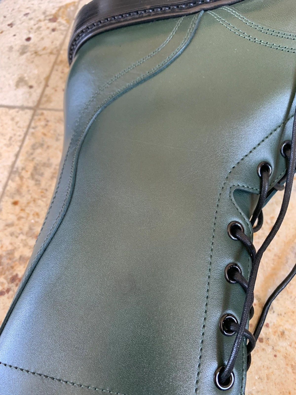Celine Ranger Zip Boots in Green Size US 11 / EU 44 - 14 Thumbnail