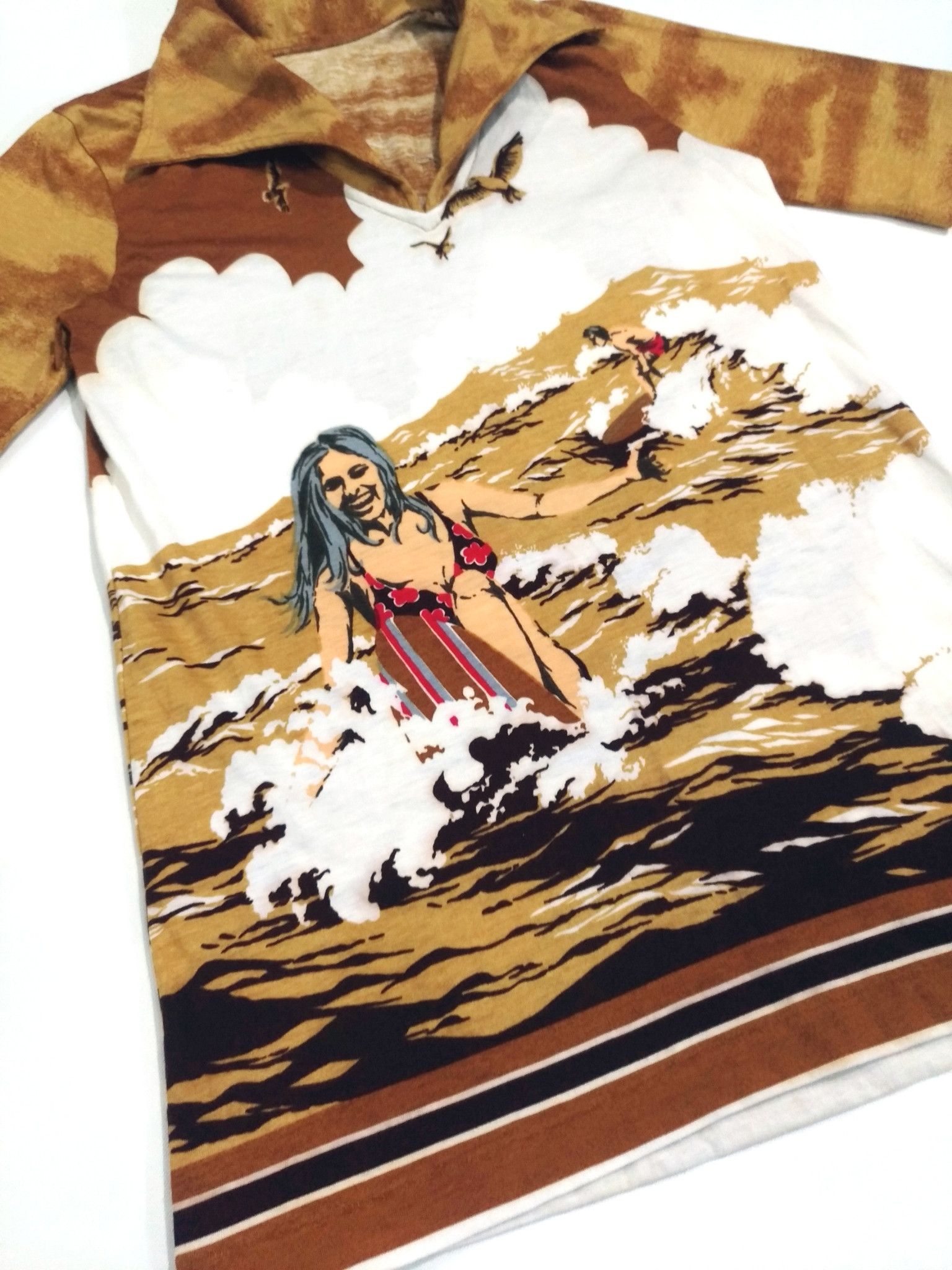 Japanese Brand × Vintage RARE! VTG KAMEOKA KK JAPANESE BRAND FULL PRINT BIKINI SURF Size S / US 4 / IT 40 - 5 Thumbnail