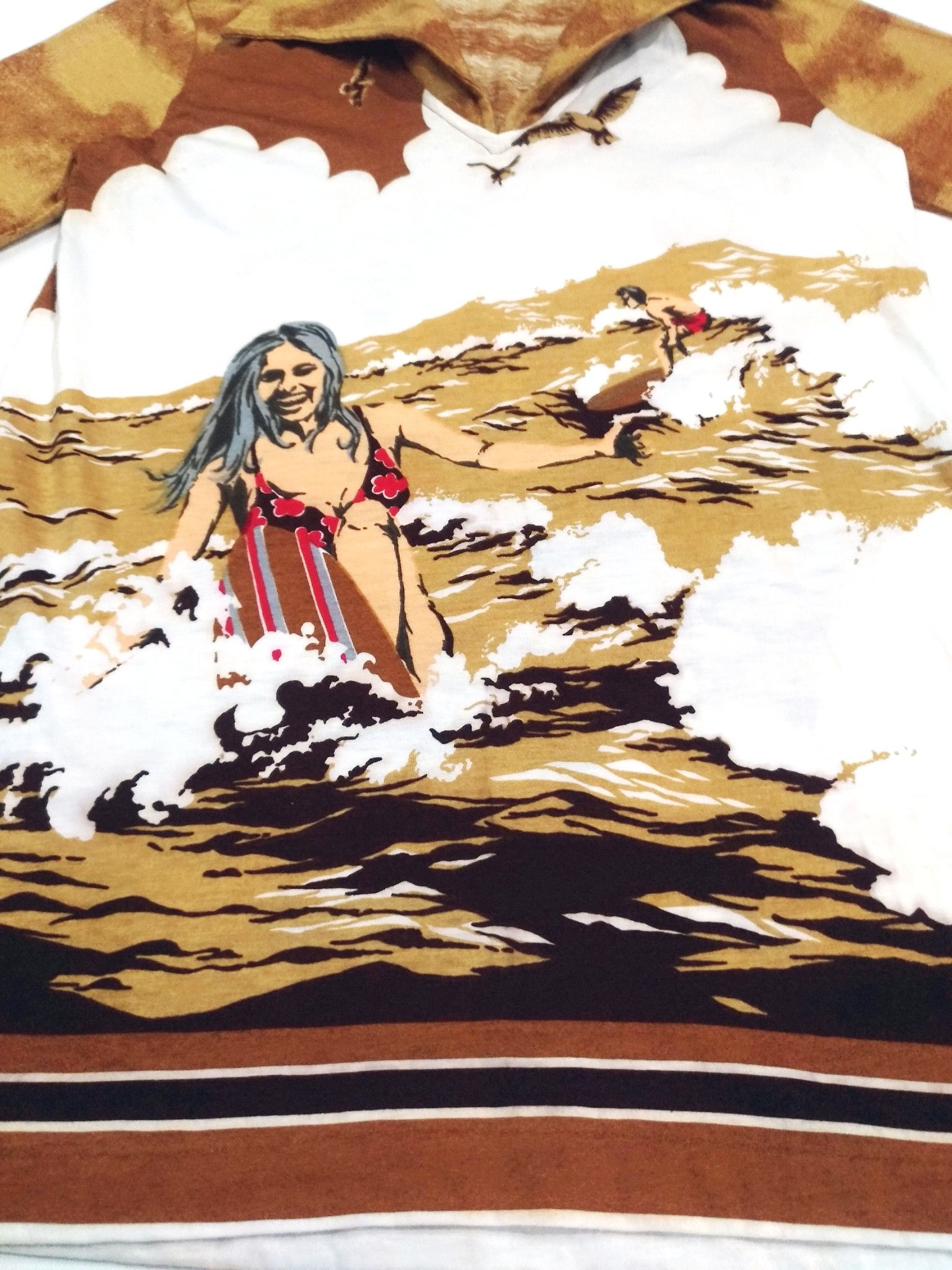 Japanese Brand × Vintage RARE! VTG KAMEOKA KK JAPANESE BRAND FULL PRINT BIKINI SURF Size S / US 4 / IT 40 - 3 Thumbnail