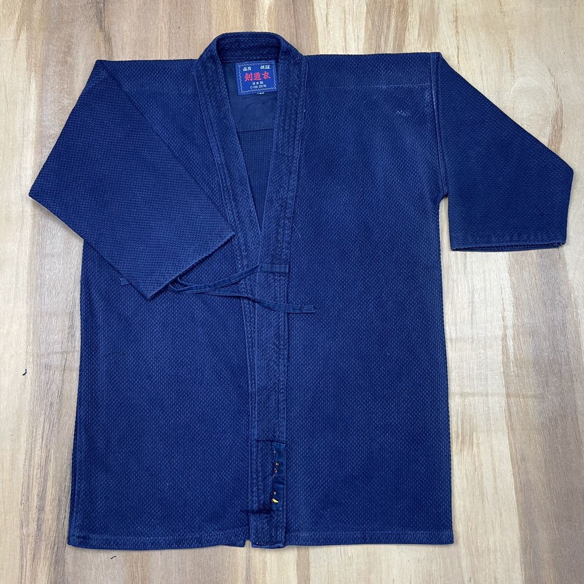 heavy suede kimono