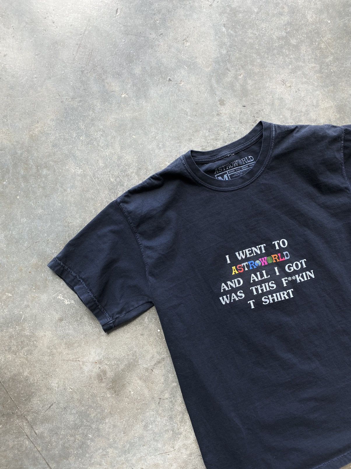 Travis Scott Travis Scott I Went To Astroworld And Got Tee Black Medium Size US M / EU 48-50 / 2 - 2 Thumbnail