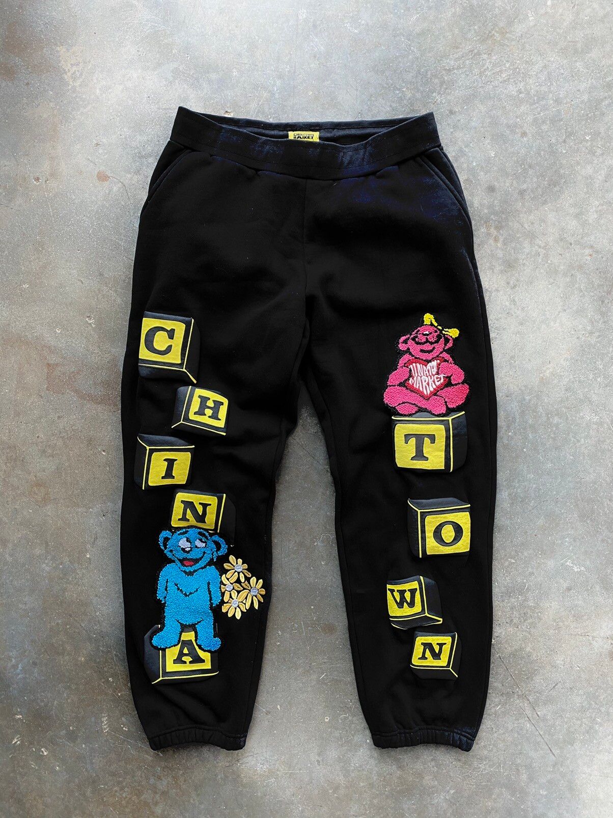 Pre-owned Market Chinatown  Be Mine Sweatpants / Joggers Black Xl