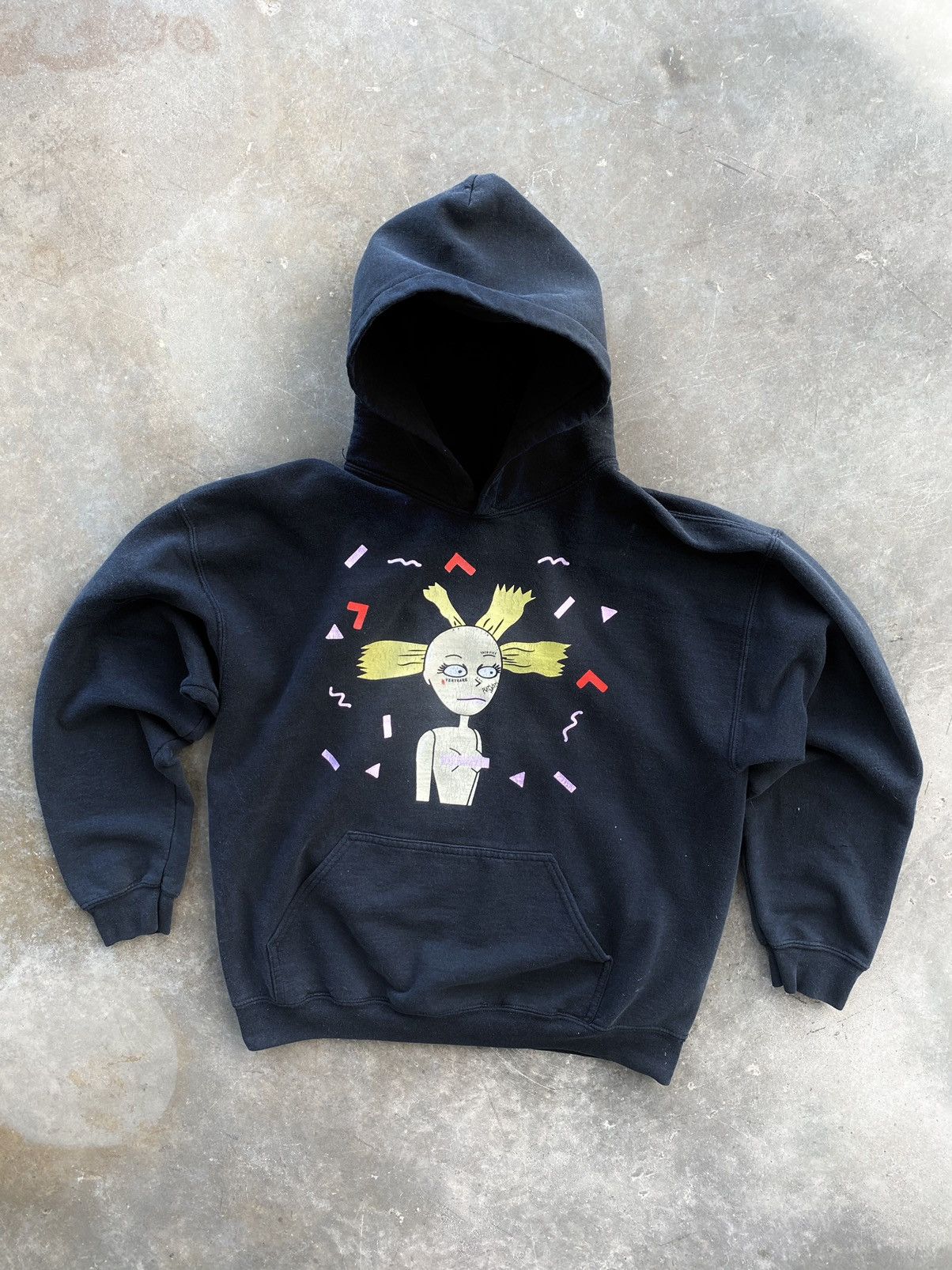 Other Very Rare Cynthia Doll Rug Rats Black Logo Hoodie Large ❄️ Size US L / EU 52-54 / 3 - 1 Thumbnail